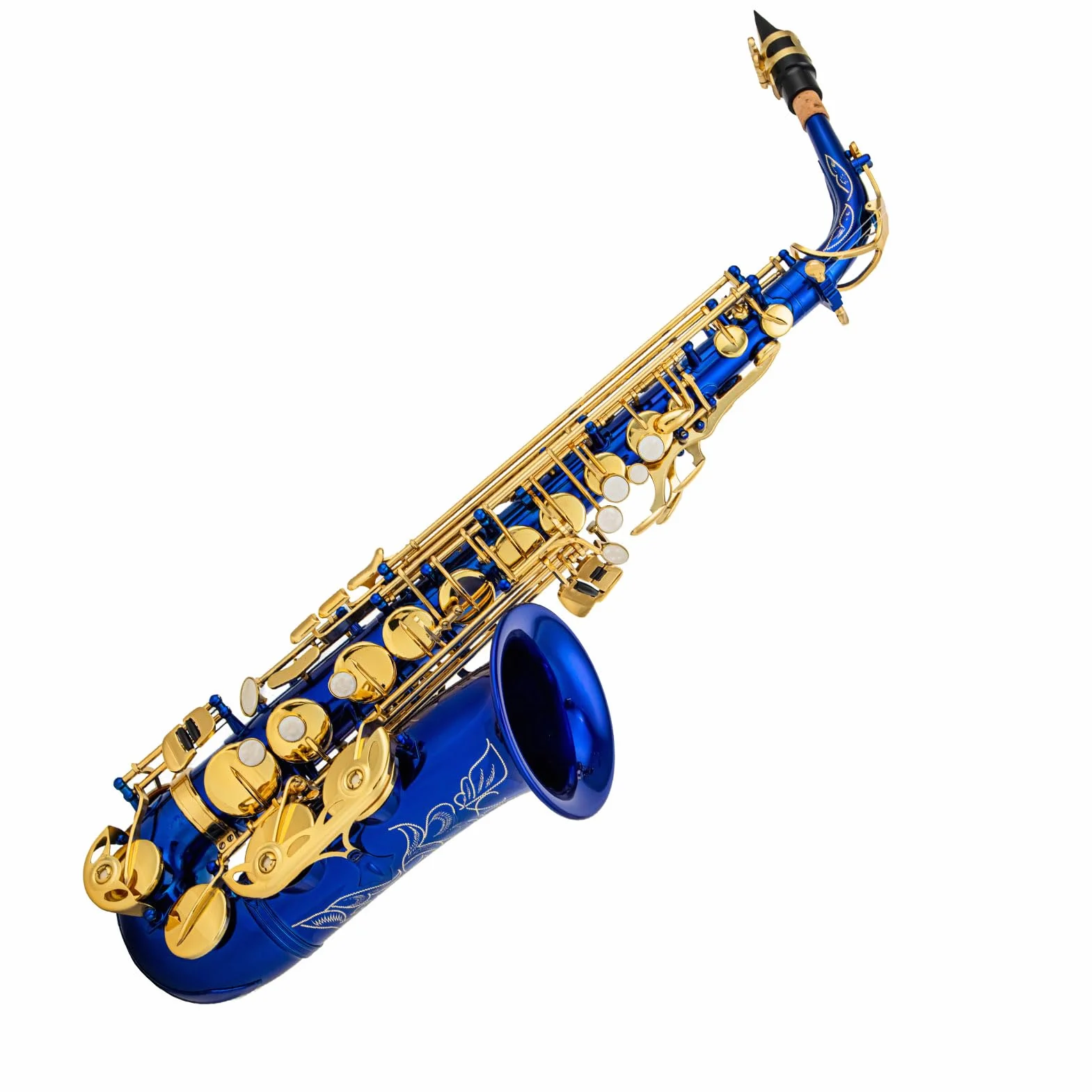 Saxophon Eb Alt Saxophon Students Altsaxophon Altmessing E Flat Sax 802 Schlüsseltyp Holzblasinstrument mit Reinigungsstab Stoffhandschuhe Gurt gepolsterte Tasche