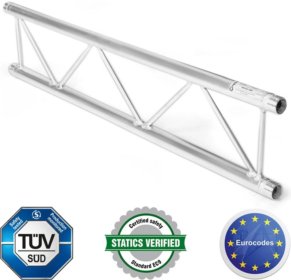 Naxpro-Truss FD 22 Strecke 100 cm Aluminium Traversensystem Silber