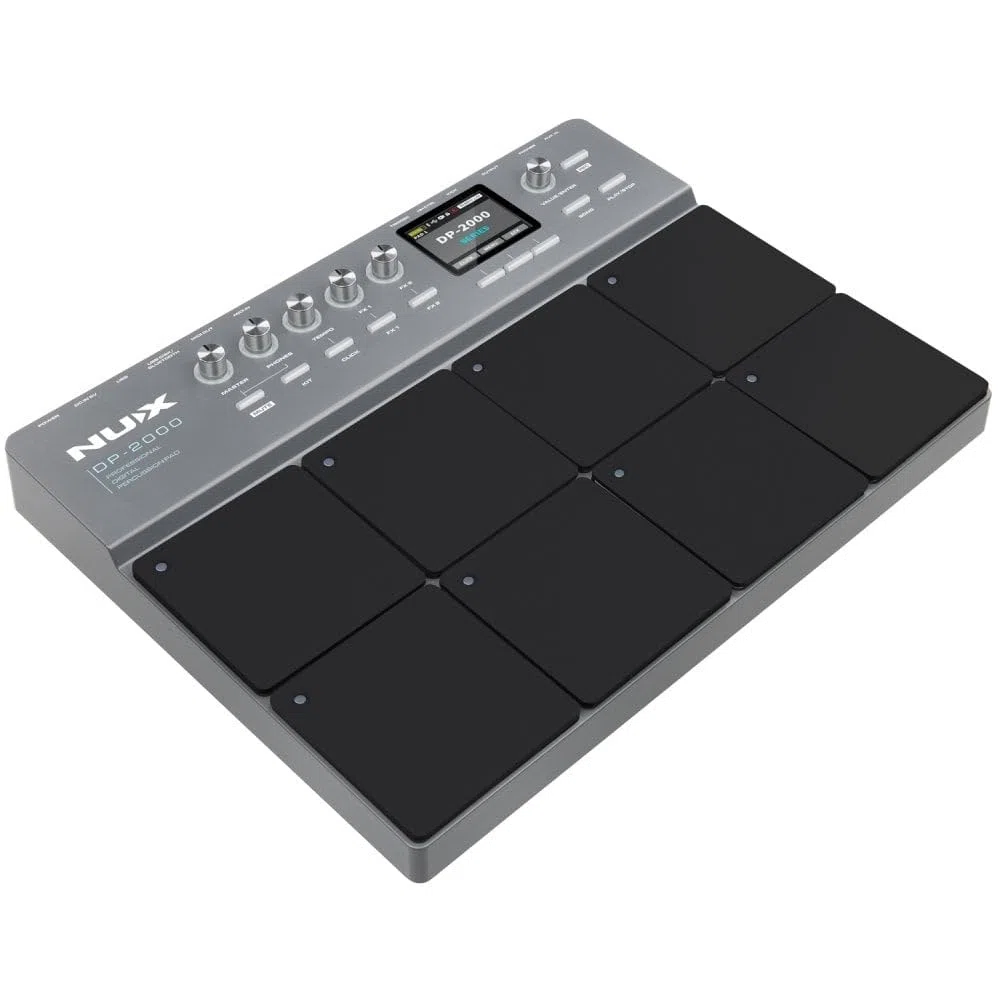 NU-X | DP-2000 Digitales Percussion-Pad mit 8 berührungsempfindlichen Zonen und einer riesigen Bibliothek von internen Sounds