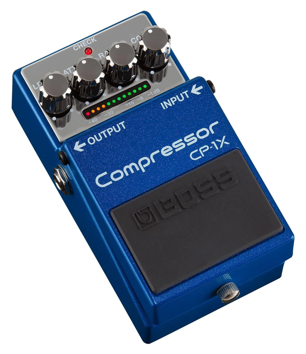 BOSS CP-1X Kompressor-Gitarrenpedal, Gitarren-Kompressor der nächsten Generation auf Basis der wegweisenden MDP-Technologie