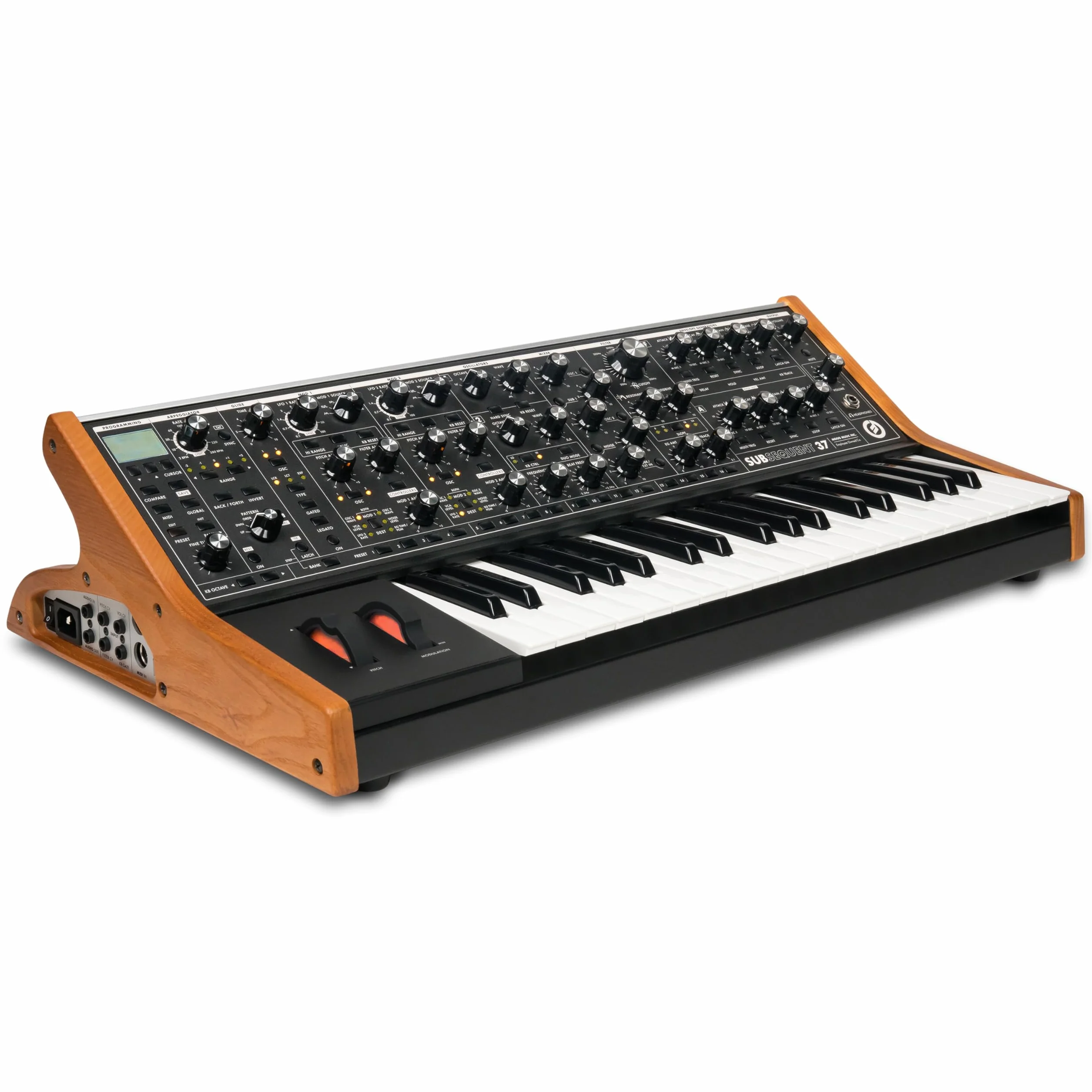 MOOG Subsequent 37 - Paraphoner Analogsynthesizer und MIDI-Keyboard Mit 37 Halbgewichteten Tasten, Kopfhörer-Amp, 256 Presets, Screen und Software Editor