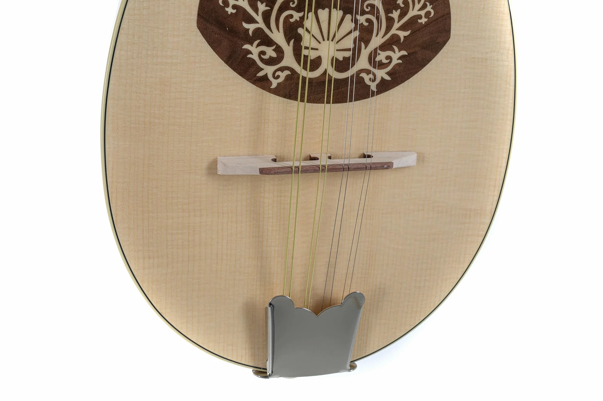 GEWA Mandoline Pro Arte Model 1 - Flachmandoline - Portugiesische Form - Massive Fichtendecke - Boden/Zarge massiver Ahorn - Hochglanz - Made in Europe