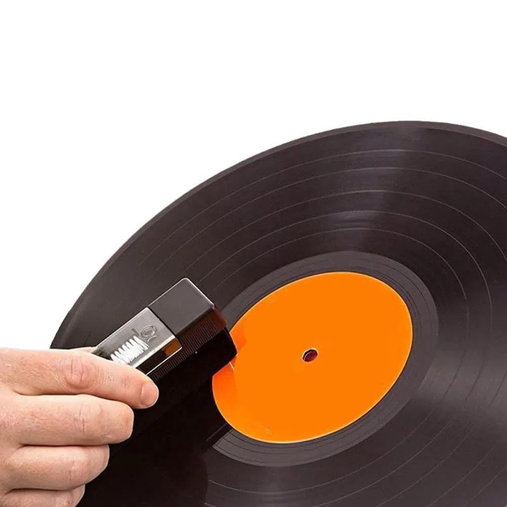 3-Teiliges Schallplatten-Reinigungsbürsten-Reiniger-Set für Vinyl-Schallplatten, Reinigungsbürste, Staubentfernungsset, Reinigungsbürsten-Set