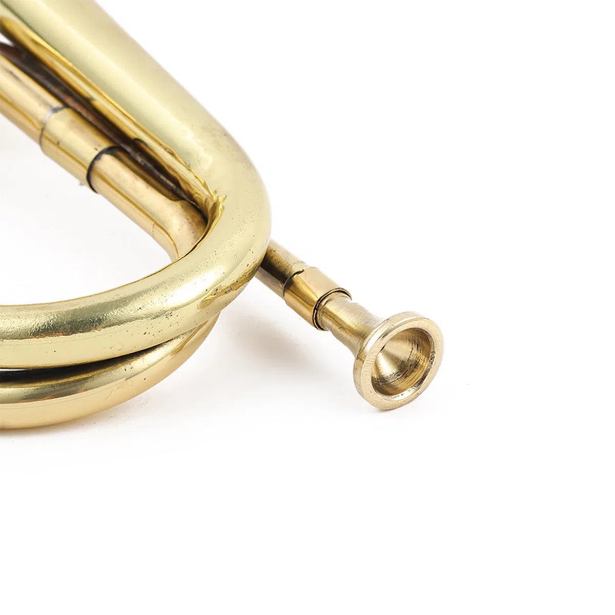 Kavallerie-Trompete Blechblasinstrument | Anfänger-Übungshorn Für Studenten Blaskapelle | Robuste Kupfer- Und Edelstahlkonstruktion | Großartiger Sound Für Musikliebhaber, Weihnachts- Und Thanksgi