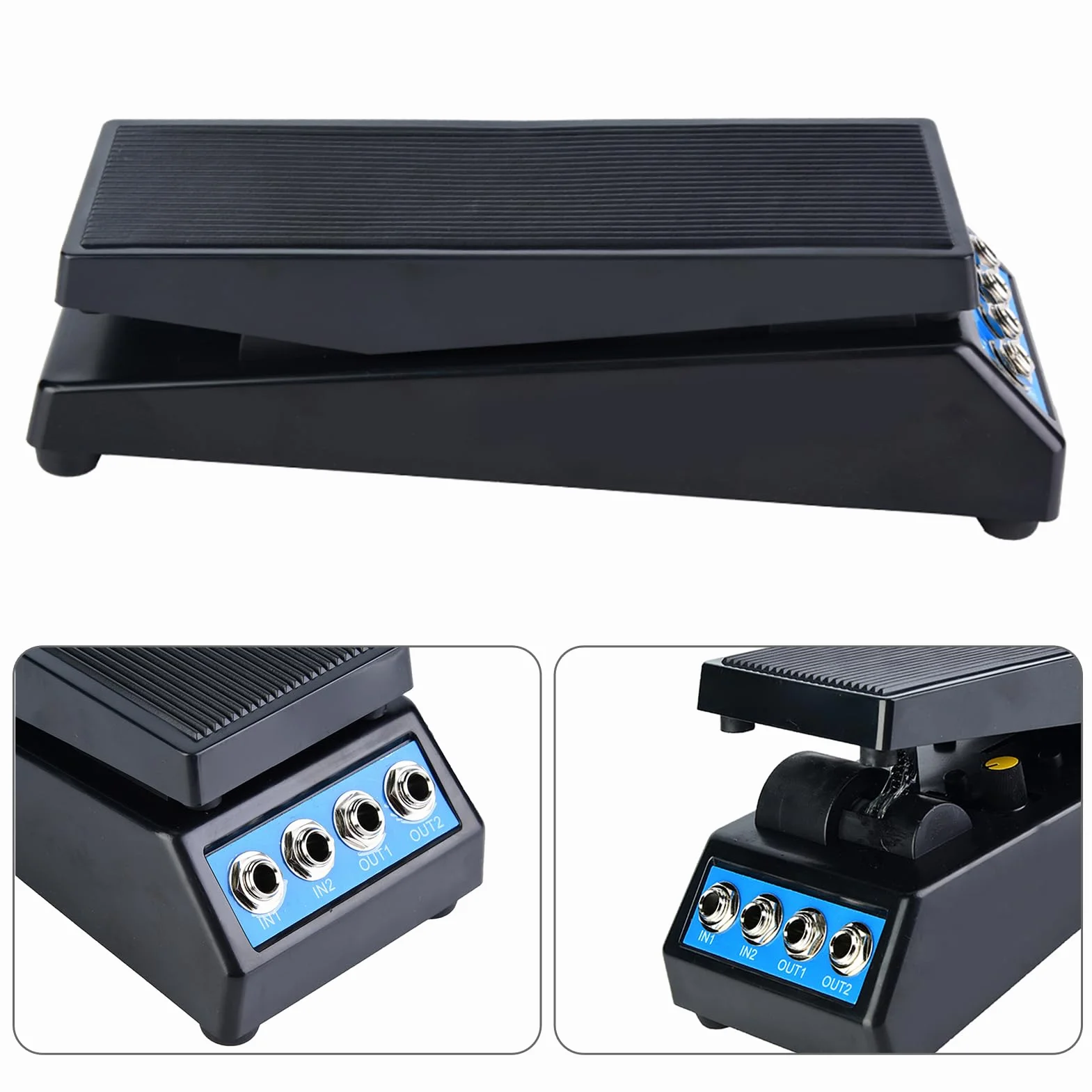 Gitarre Volumen Mono Pedal, Gitarrenpedal Stereo Lautstärkepedal DJ Gitarreneffektpedale Gitarrenzubehör für Gitarren und Bassisten, Spielzubehör