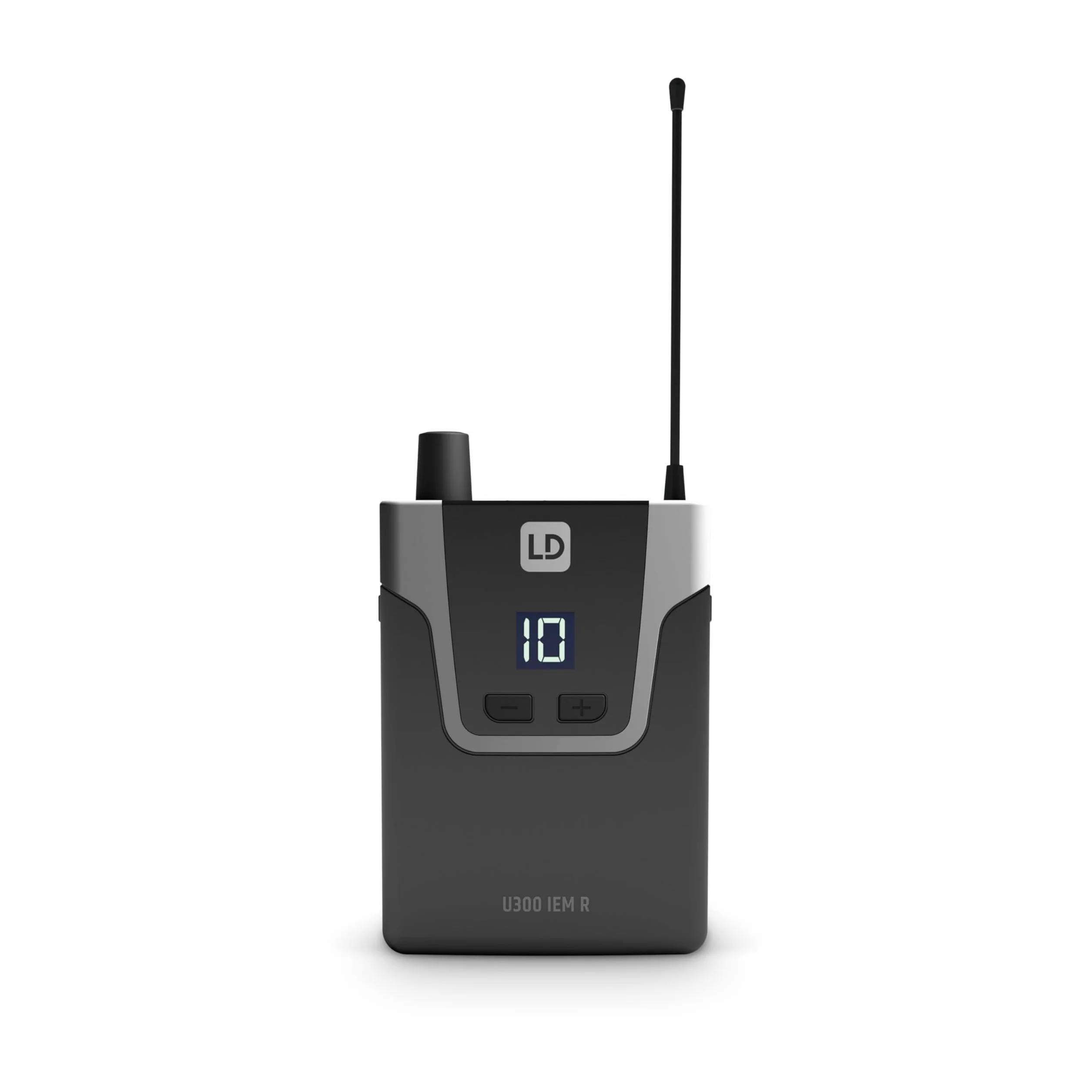 LD Systems U308 IEM R - In-Ear Monitoring System Empfänger, 863-865 MHz + 823-832 MHz, schwarz