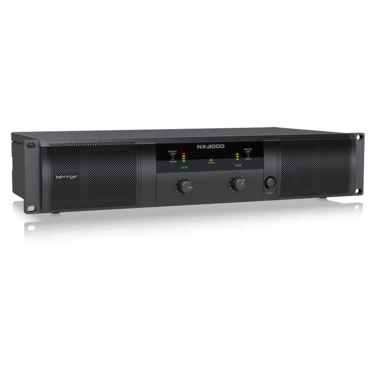 Behringer NX3000 Ultraleichter 3000-Watt-Class-D-Leistungsverstärker mit SmartSense-Lautsprecherimpedanzkompensation