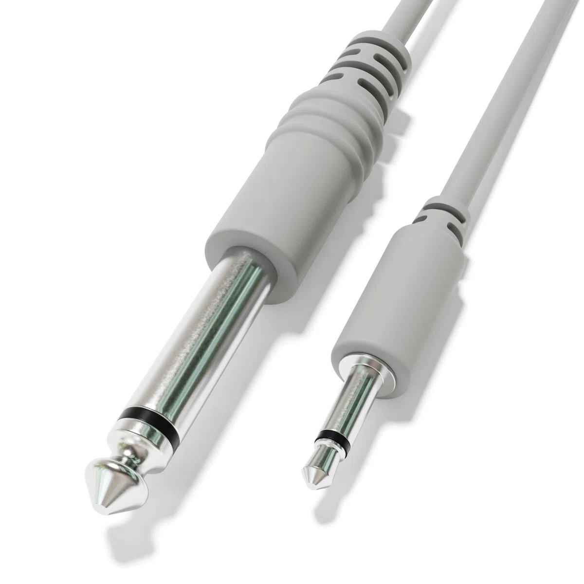 Mono Patchkabel - TS 3,5mm 1/8" zu 6,35mm 1/4" [13-Pack | 200 cm - 78,74"]