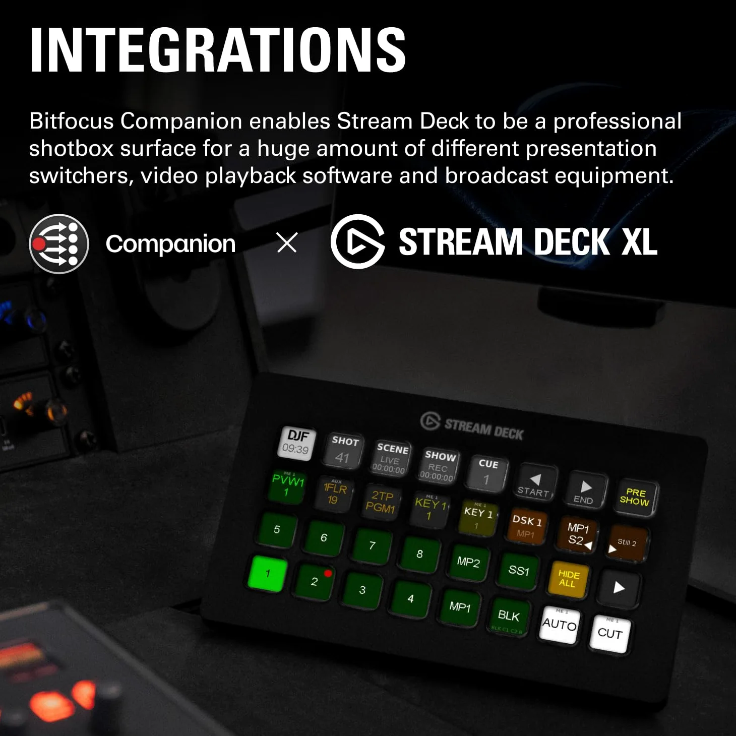 Elgato Stream Deck XL – erweiterter Studio-Controller, 32 Makrotasten, auslösen von Aktion in Apps und Software wie OBS, Twitch, YouTube und anderen, für Mac und PC