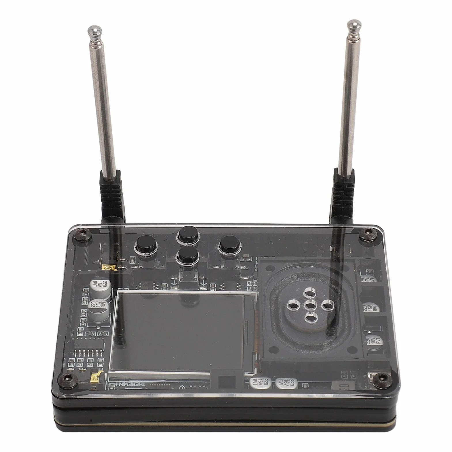Theremin, Typ-C-Schnittstelle, Audio-Theremin-Vintage-Musikmodul, Geniales Elektronisches Instrument mit Farbdisplay, Einstellbaren Stimmen, Antennenkalibrierungsfunktion