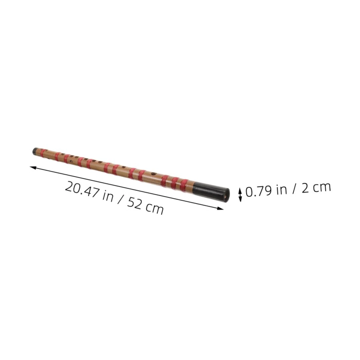 Milisten Flöte aus Bambus, Anfänger, chinesisches Instrument, traditionelle chinesische Flöte, japanische Flöte, chinesische Flöte, aus Bambus, für Anfänger, Flöte, Anfänger, Dizi-Flöte