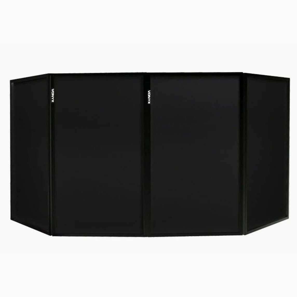 Vonyx Lycra-Tuch Ersatz Set - 4er Austausch Set für Vonyx DB2 und DB2B DJ-Pult, 120x80x3cm, 4x Lycra Tuch, Ersatzteile, Ersatztücher - Verkleidung für DJ Booth – schwarz