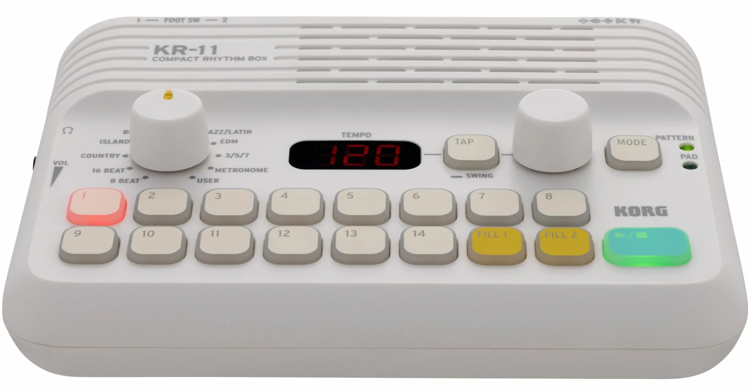Korg KR-11 – Kompakte Rhythmus Box Drum Maschine