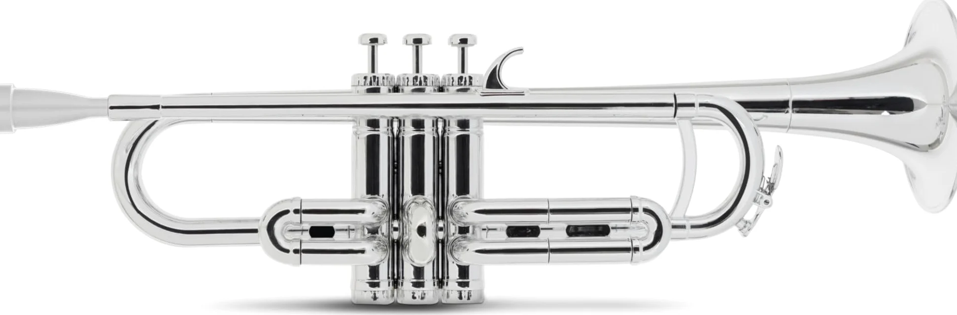 Classic Cantabile MardiBrass ABS Kunststoff Trompete - Perinet-Ventile - 510g leicht - Bohrung: 11,6 mm - inkl. Mundstück und Gigbag - silber