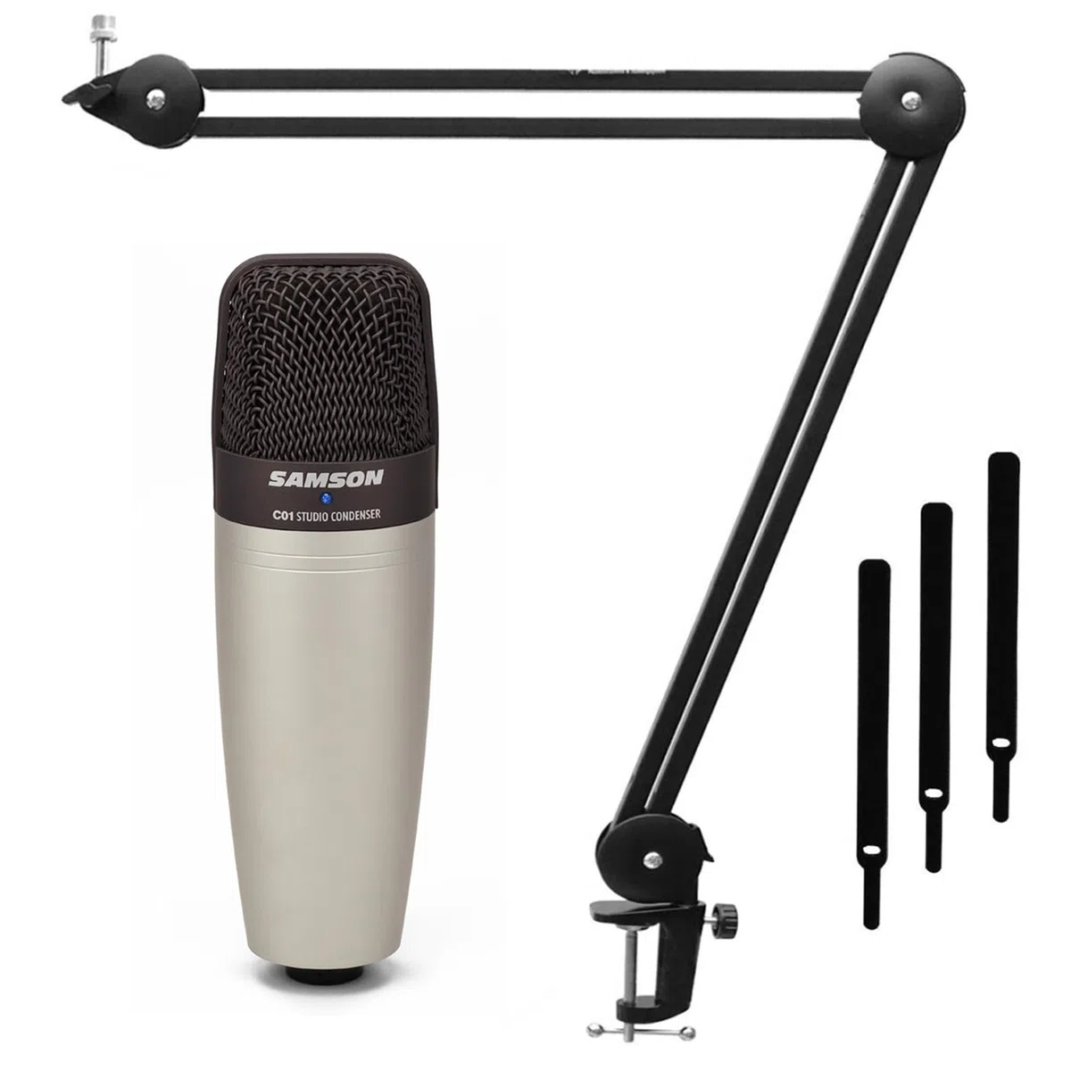 Samson C-01 Kondensator-Mikrofon mit keepdrum Gelenkarm