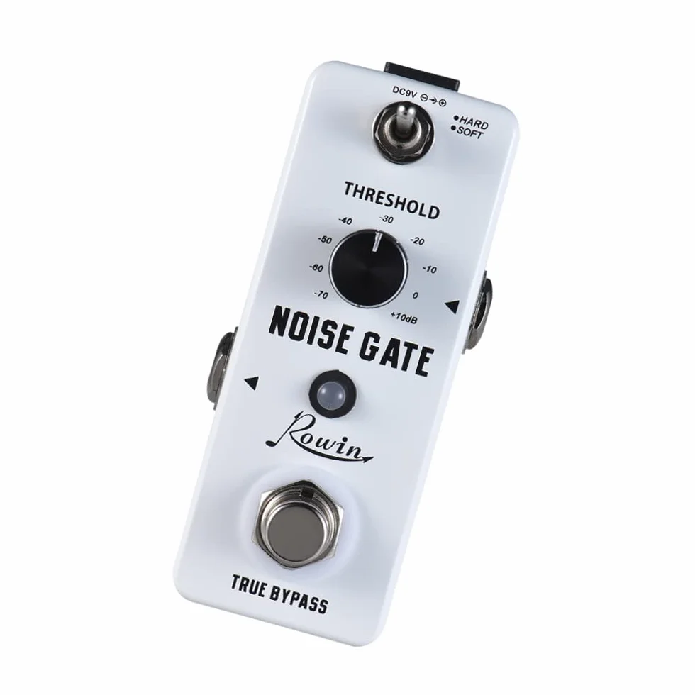 Btuty Noise Gate Pedal Gitarre Noise Suppressor Effekte Pedal Rauschunterdrückung Pedal 2 Modi True Bypass