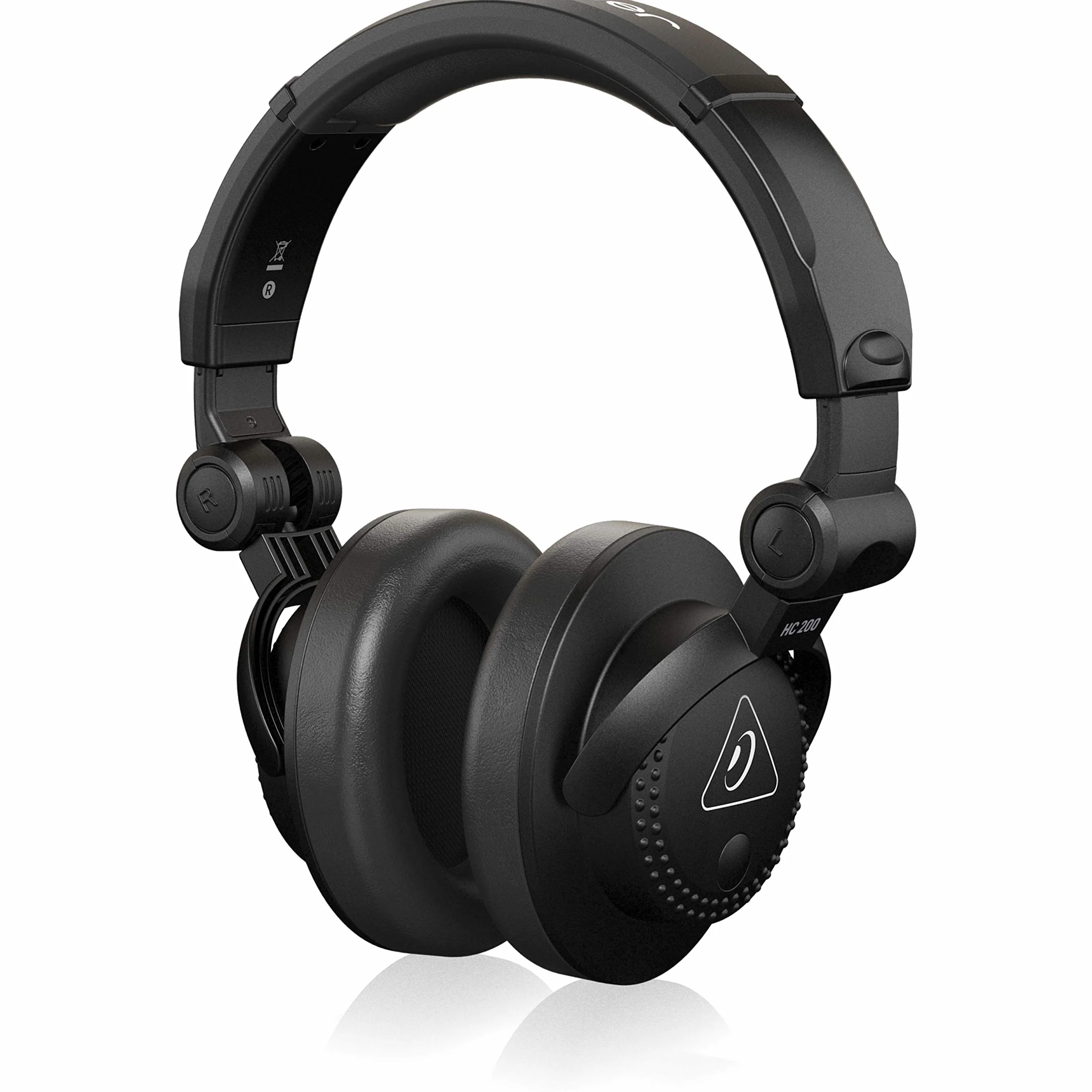 Behringer HC 200 Hochwertiger professioneller DJ-Kopfhörer, Schwarz