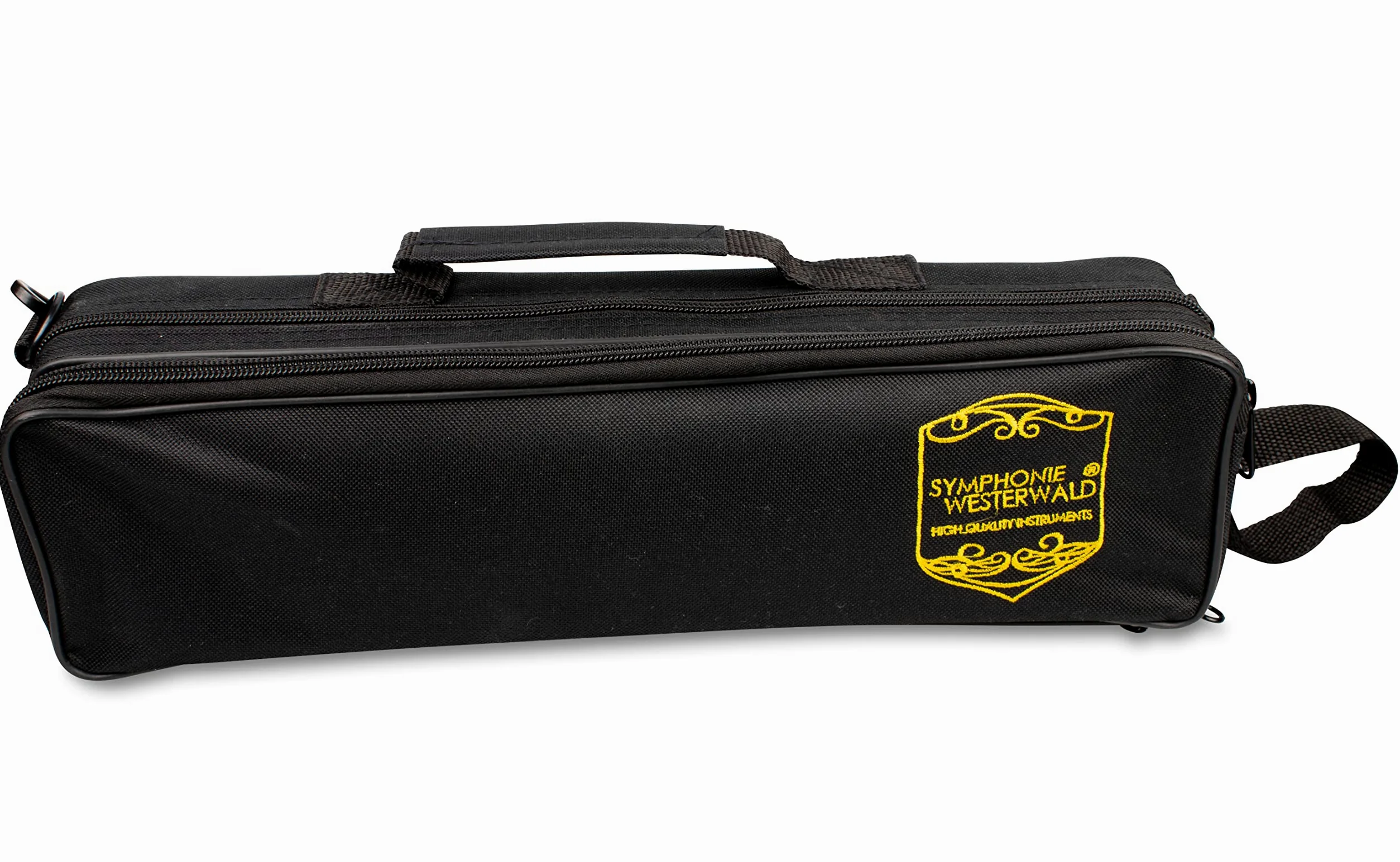 C Querflöte geschlossene Klappen echt versilbert Zubehör Tragetasche