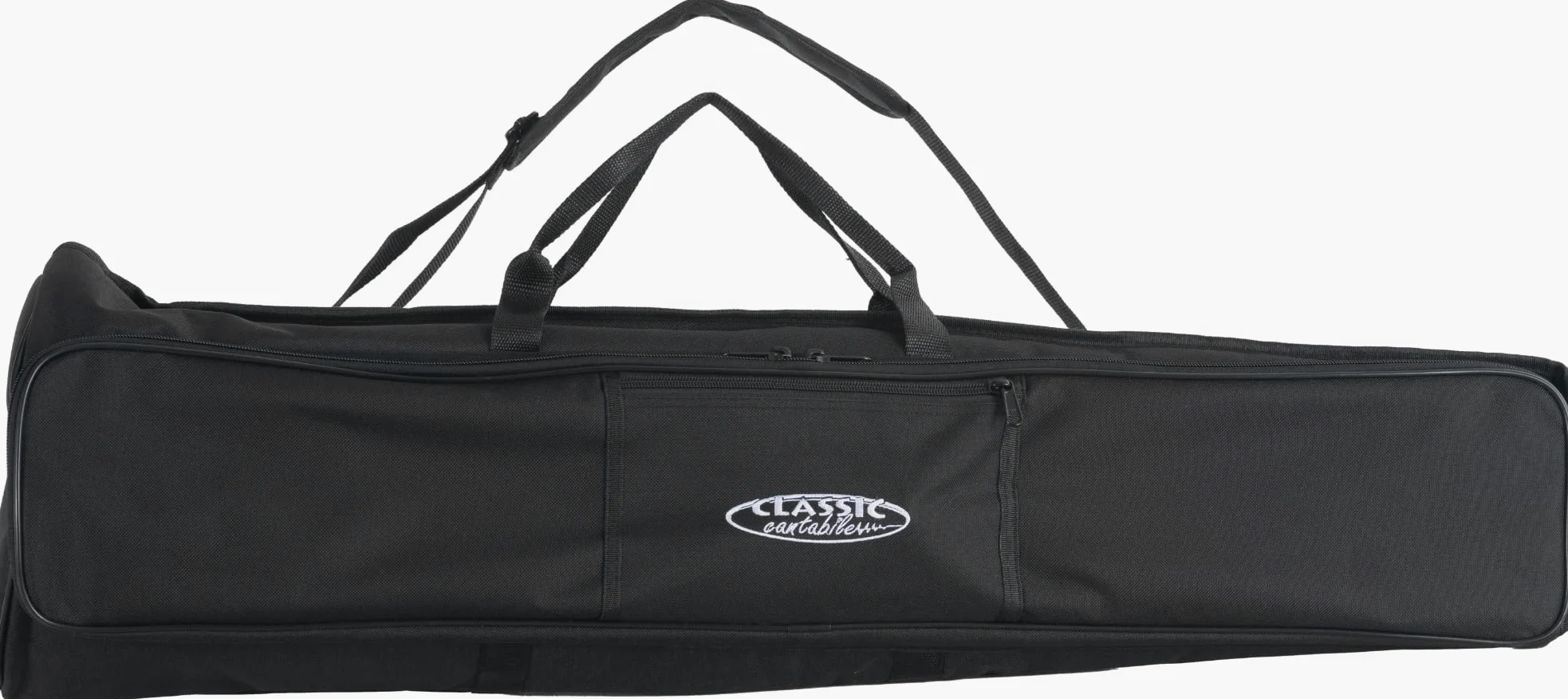 Classic Cantabile MardiBrass ABS Kunststoff Quart-Posaune - Bb/F-Stimmung - Fiberglas-Zug - 850g leicht - Bohrung: 13,9 mm - inkl. Mundstück und Gigbag - matt-schwarz