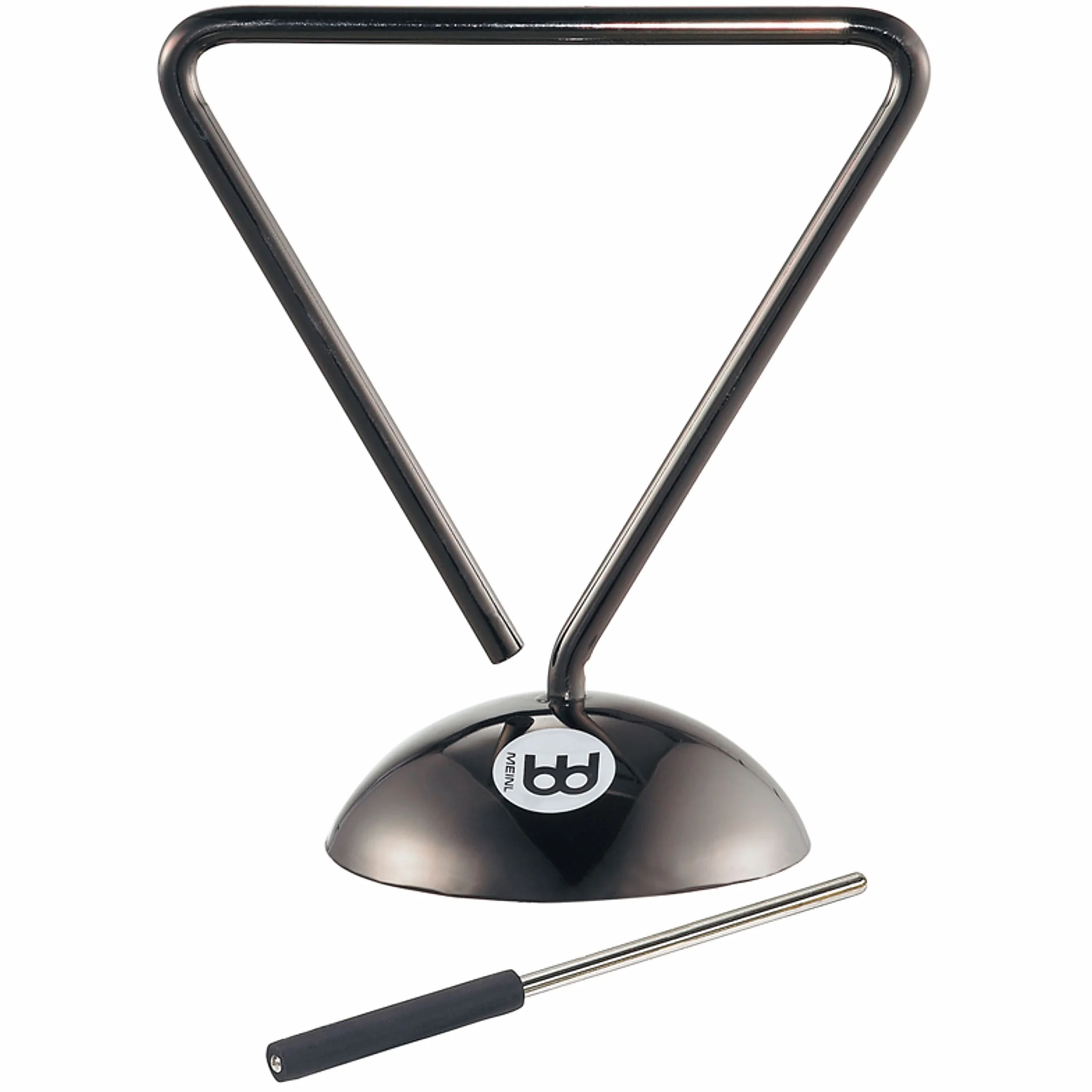Meinl Percussion Bill Saragosa Triangel - Artist Series - Klangdreieck mit Flüssigkeit - Inklusive Metallschlägel - Stahl, Schwarz (TRIL)