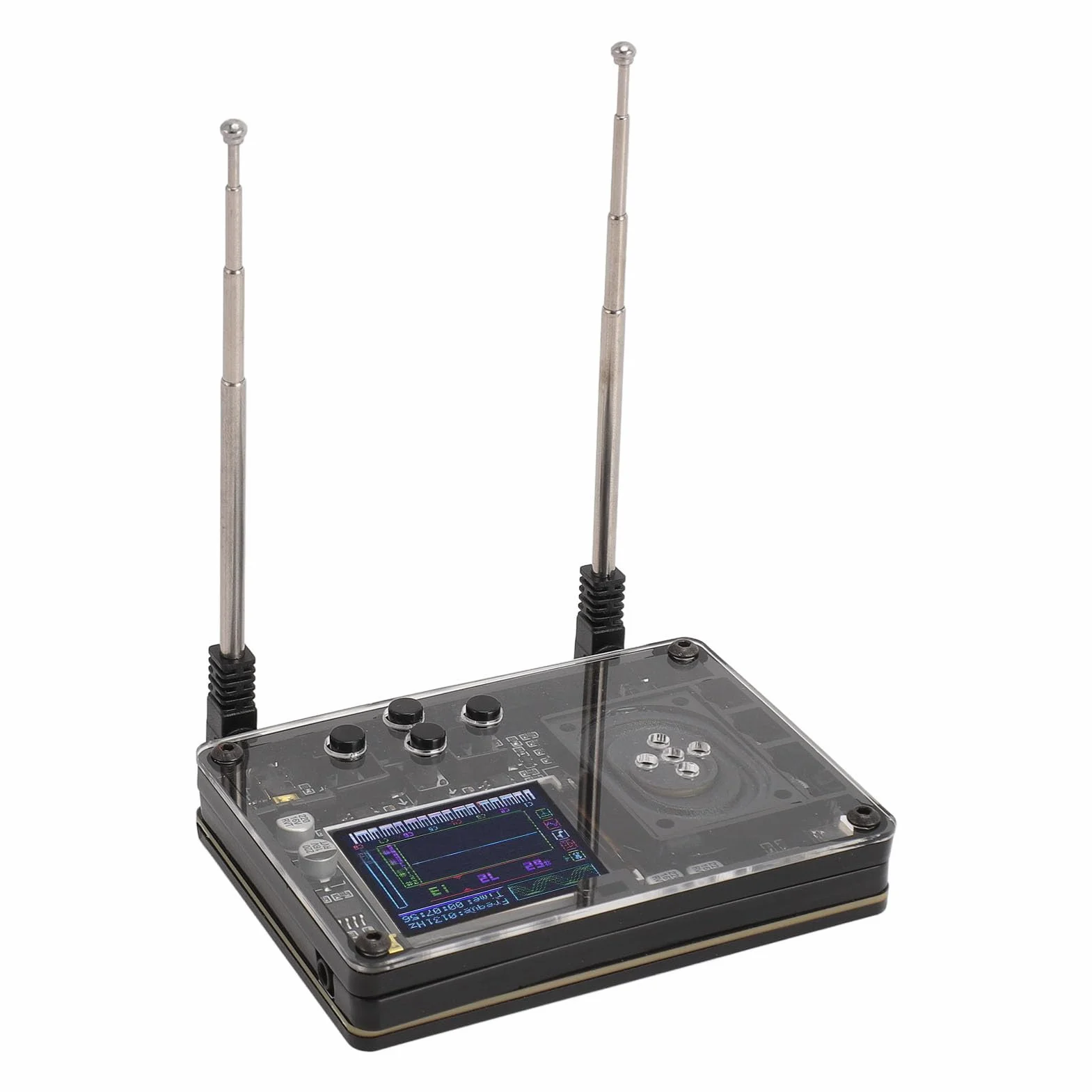 Theremin, Typ-C-Schnittstelle, Audio-Theremin-Vintage-Musikmodul, Geniales Elektronisches Instrument mit Farbdisplay, Einstellbaren Stimmen, Antennenkalibrierungsfunktion