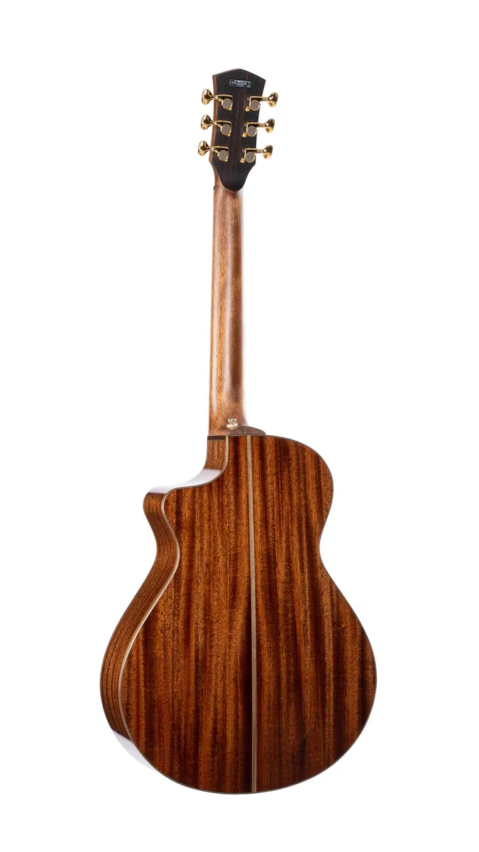 Cort Masterpiece Series Modern Black A/E Gitarre mit Koffer