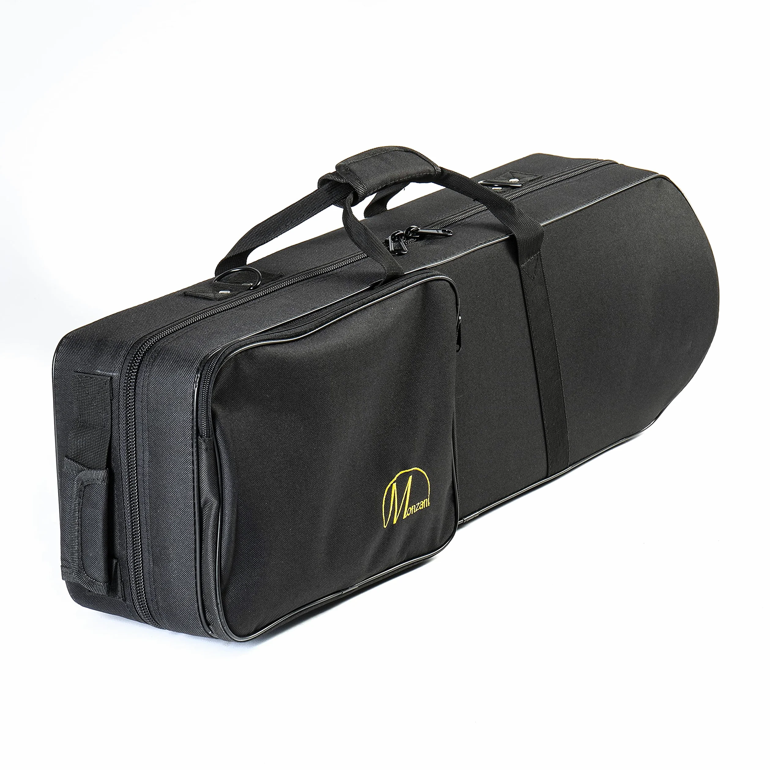 Monzani MZSL-703L II B/C-Posaune, Kupfer Schallstück, Klarlack Lackiert, Mundstück und Hardcase, Optimierter Bohrungsverlauf, Leichte Ansprache, Warmer und Ausgewogener Klang