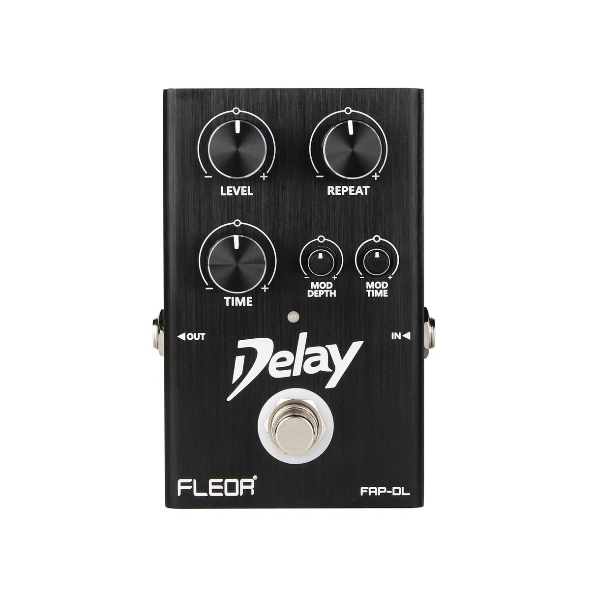 FLEOR Analog-Delay-Pedal mit Modulation, warmen Ambient-Echo-Effekten, True-Bypass-Gitarrenpedal für E-Gitarre, Bass und Synthesizer