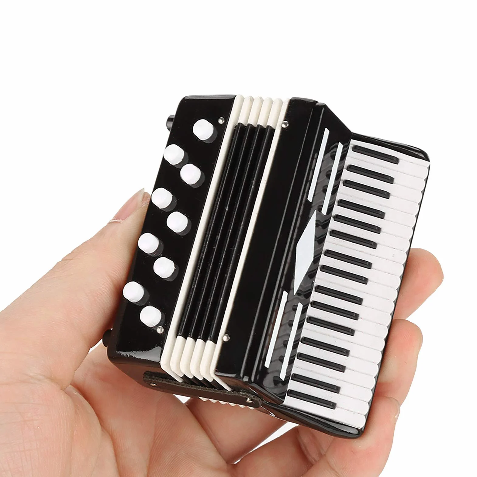 Dollhouse Musikinstrumente Miniatur Akkordeon Modell Display Mini Musical Ornamente Craft Home Decoration Akkordeon Geschenke Spielzeug & Spiele/Puppen & Accessoires/Puppenhaus