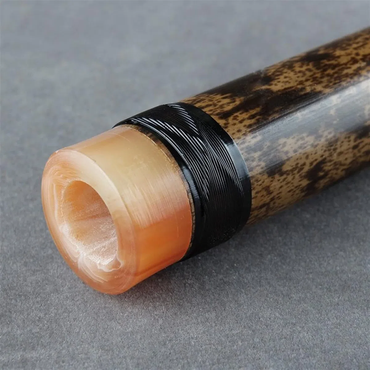 Shakuhachi 54 cm vertikale Flöte D-Key Shakuhachi 5 Löcher Bambusflöte Holzblasinstrument Bambusflöte für Anfänger
