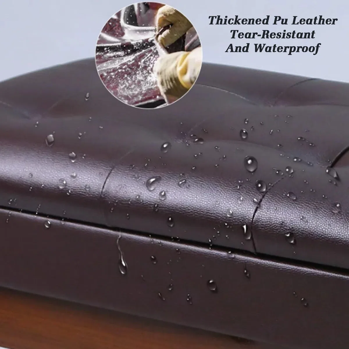 Generisch Ajustbale Robuster Klaviersitz, Hölzerne Tastaturbank/Klavierstuhlsitz, Mit Gepolstertem Kissen Und Stauraum, 200 Kg Kapazität for Waschtisch, Wohnzimmer, Schlafzimmer(White)