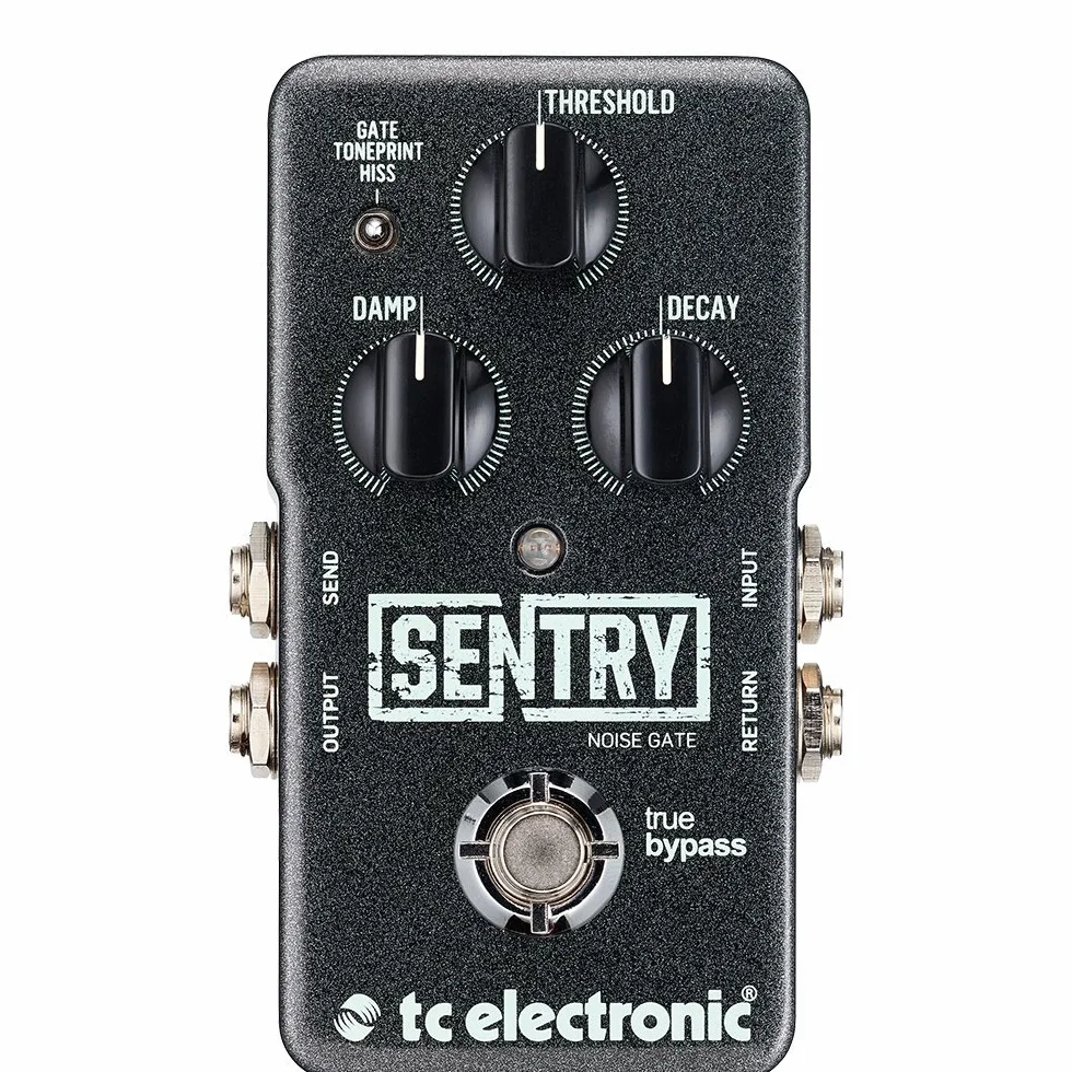 TC Electronic SENTRY NOISE GATE Multiband-Noise-Gating-Pedal mit Hard-Gate-Modus und integrierten TonePrints*