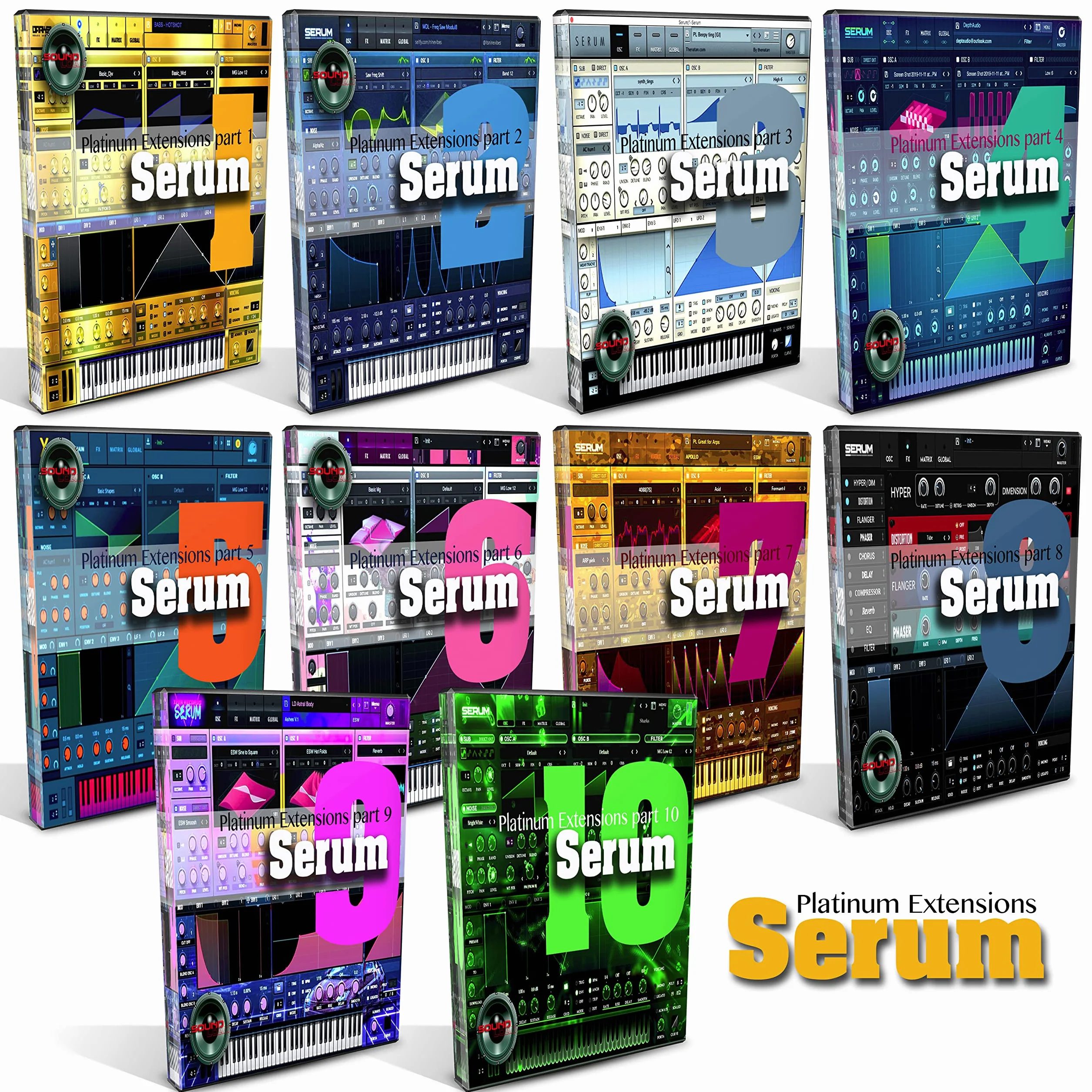 SoundLoad Serum xFer Platinum Extension Mega Bundle – Über 50 GB mit 80.000 Presets und Patches für Serum