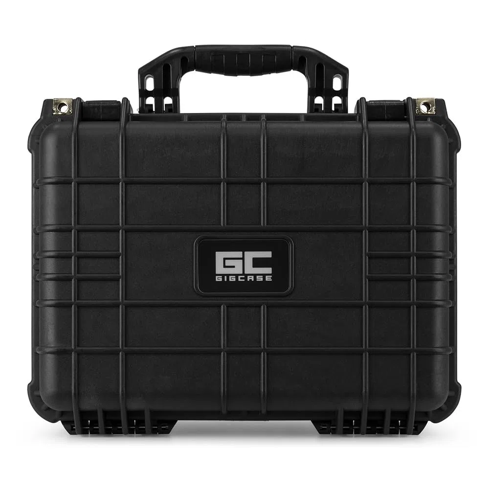 Power Dynamics GIGCase8, Universal Hard Case Kamera Koffer Schaumstoff, DJ Koffer, Foto Koffer, Schutzkoffer, DJ Universalkoffer, Wasserdichter Koffer, Transportkoffer mit Schaumstoff, Schwarz