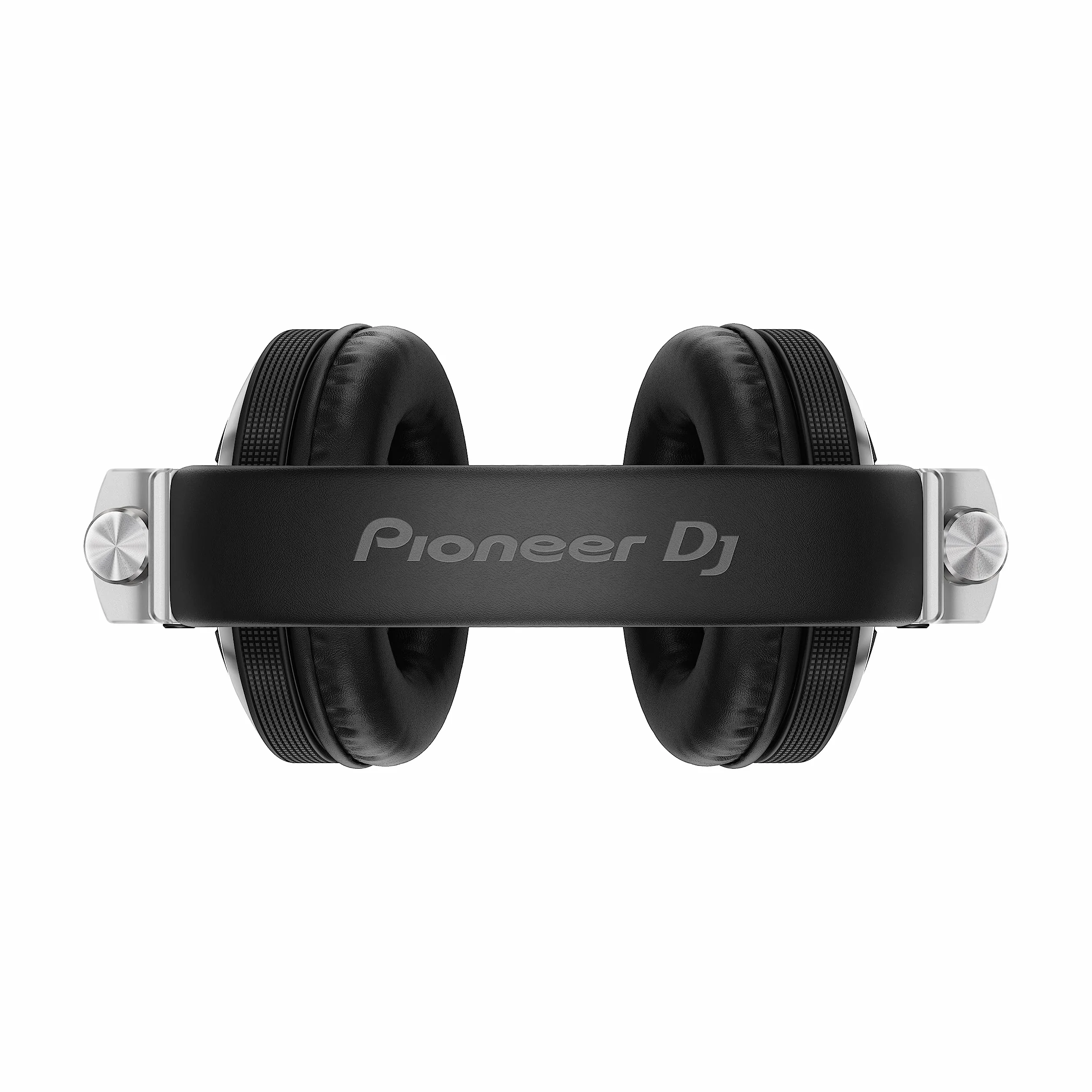 PIONEER DJ HDJ-X7-S - Closed-back Circumaural DJ Headphones with 50mm Drivers, with 5Hz-30kHz Frequency Range, Detachable Cable, and Carry Pouch - Silver