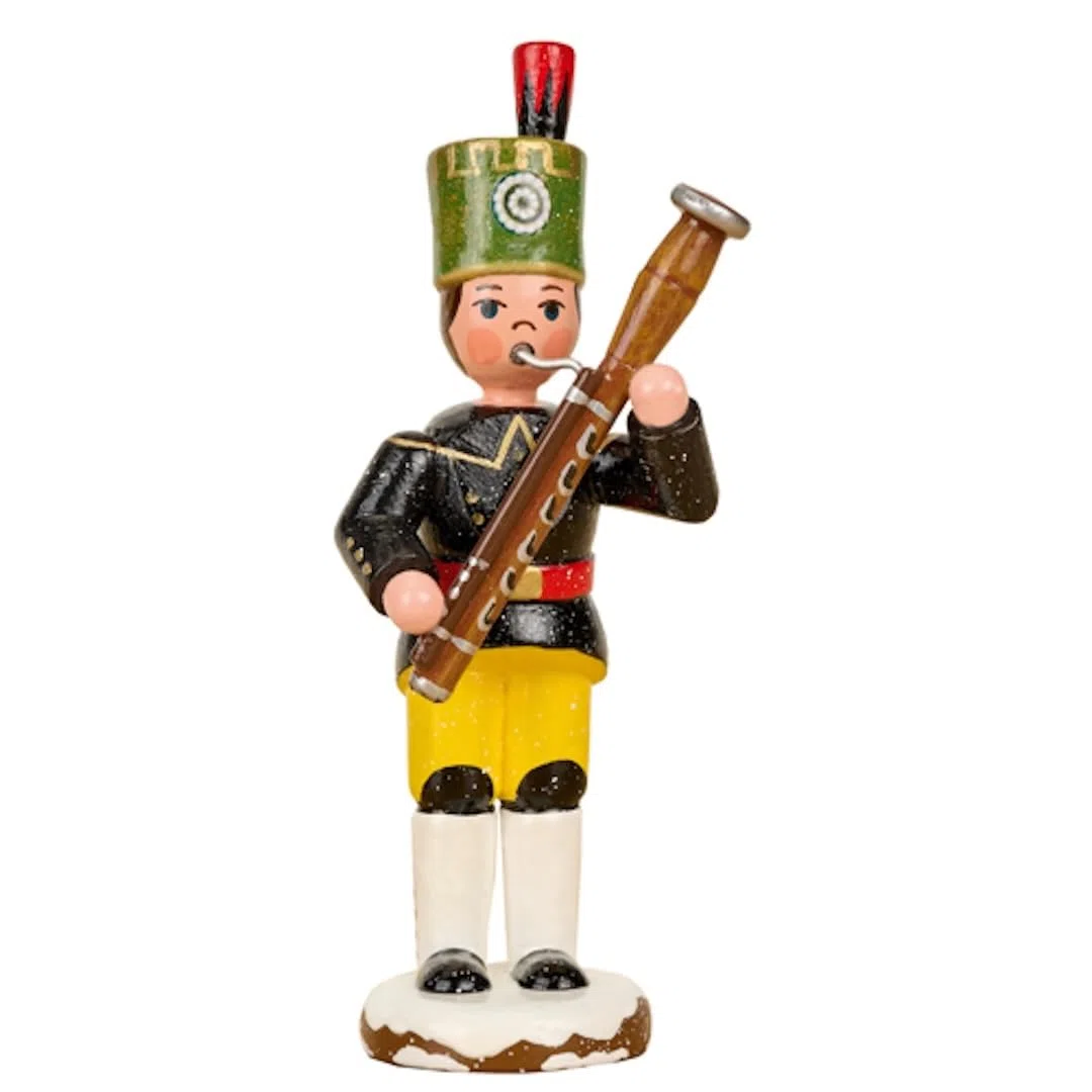 Hubrig Volkskunst GmbH Winterkinder Bergmann Fagott - 9 cm