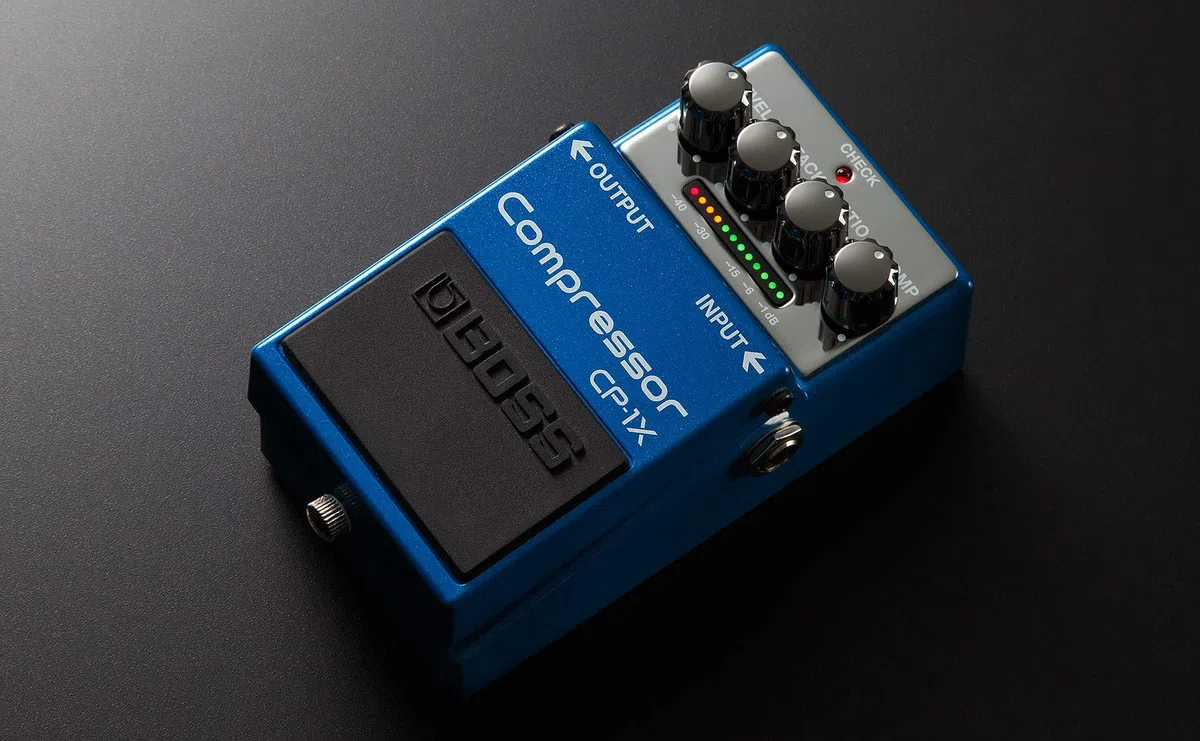 BOSS CP-1X Kompressor Pedal Blau