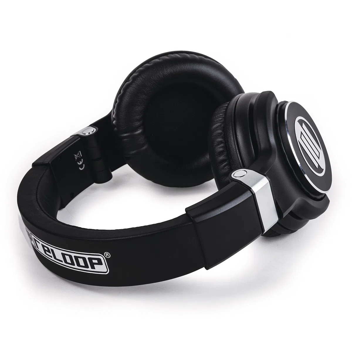 Reloop RHP-15 - geschlossene DJ-Kopfhörer, optimierte Klangwiedergabe, drehbare Ohrmuscheln, alle Anschlüsse vergoldet, inkl. 6,3-mm-Adapter, schwarz