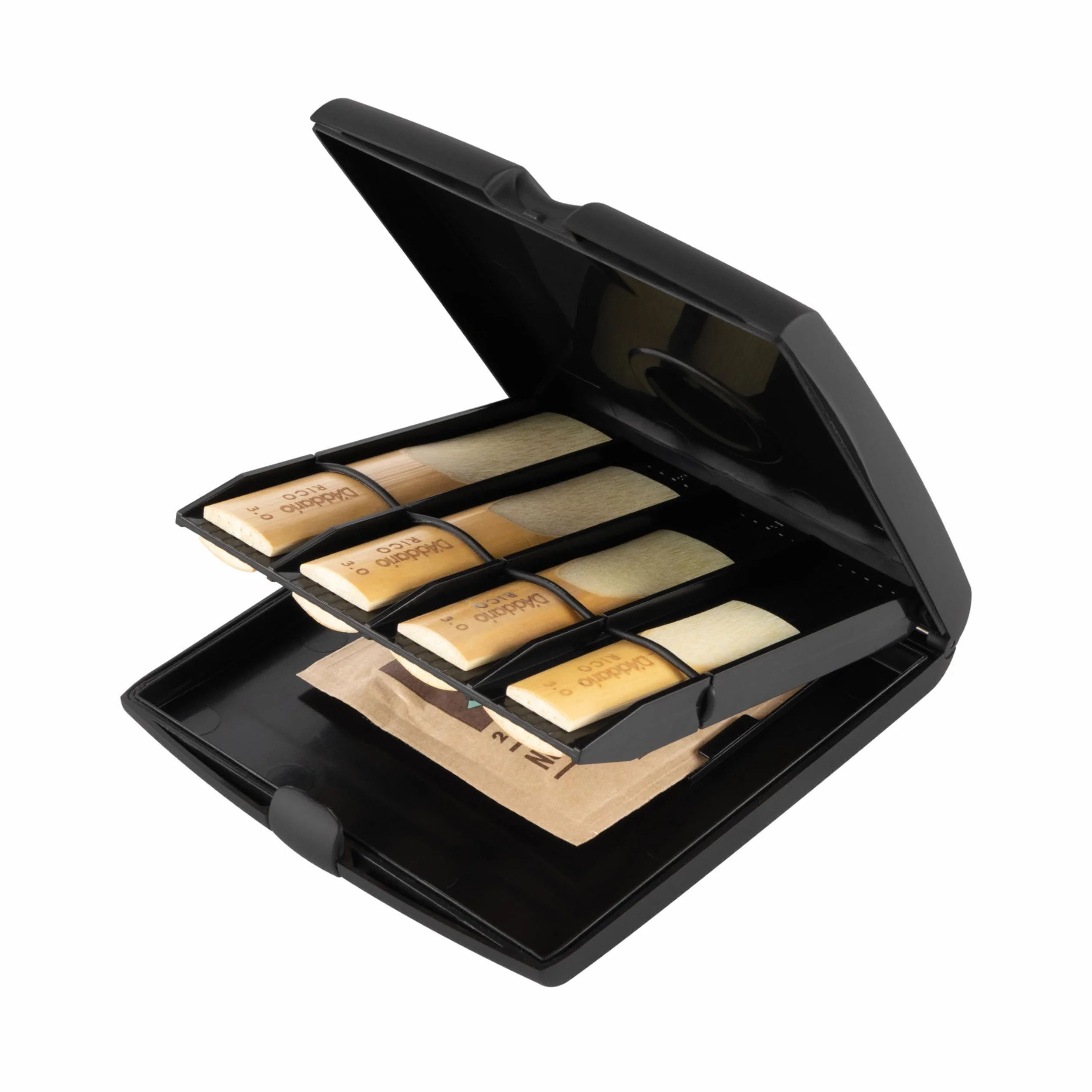 Rico RVCASE04 Vitalizer Blattetui Universal für Klarinetten und Saxophonblätter