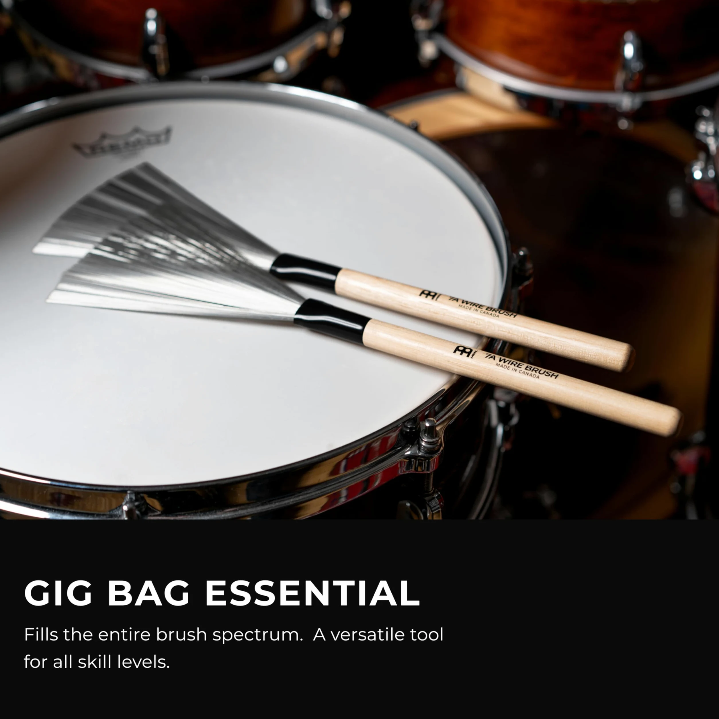 MEINL Stick & Brush Miotły metalowe 7A niechowane SB302