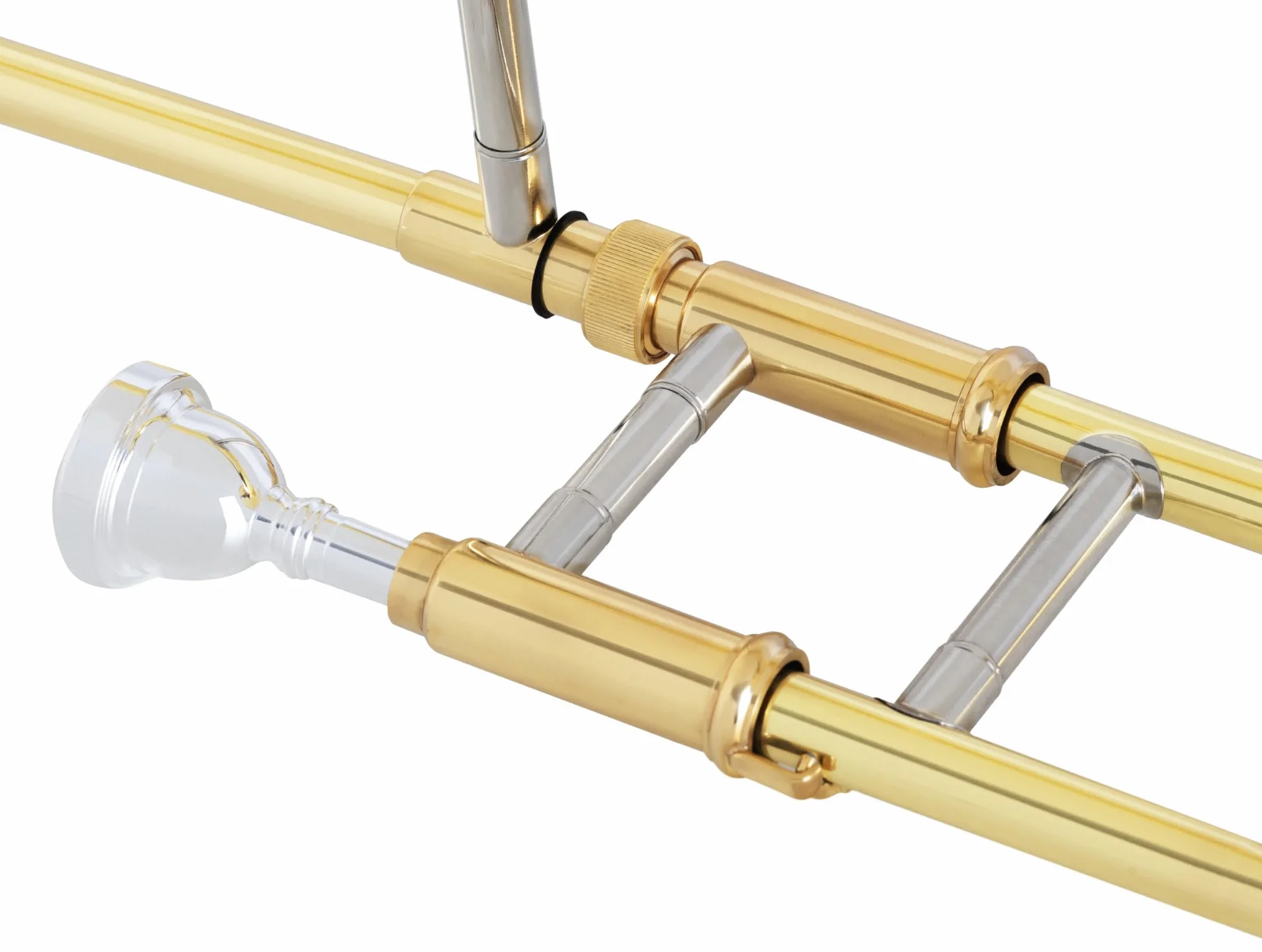 Classic Cantabile TP-12 Tenorposaune - Bb-Stimmung - Korpus-Messing - Finish-klarlackiert, Innenzug-Neusilber, verchromt - Set inkl. Mundstück und Leichtkoffer