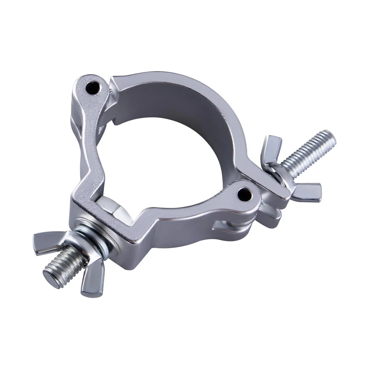 Traversen Klammern,4 Stück Bühnenlicht-Klemmen Aluminiumlegierung Beleuchtung DJ O-Klemmhalterung, Truss Clamp Half Coupler Trussaufnehmer für 48-51mm Traverse