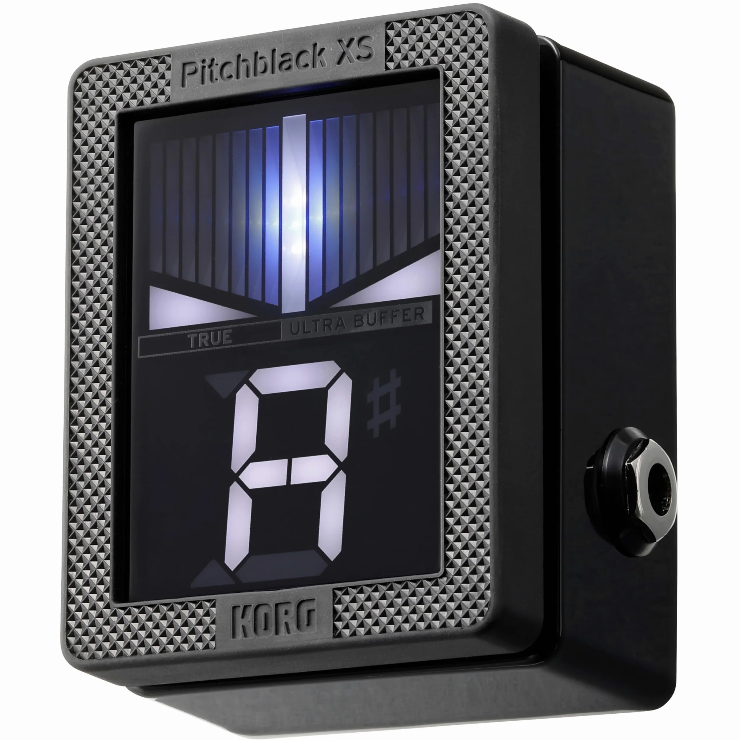 Korg - PB-XS Pitchblack X Series - Compact Guitar/Bass Chromatic Pedal Tuner - Black