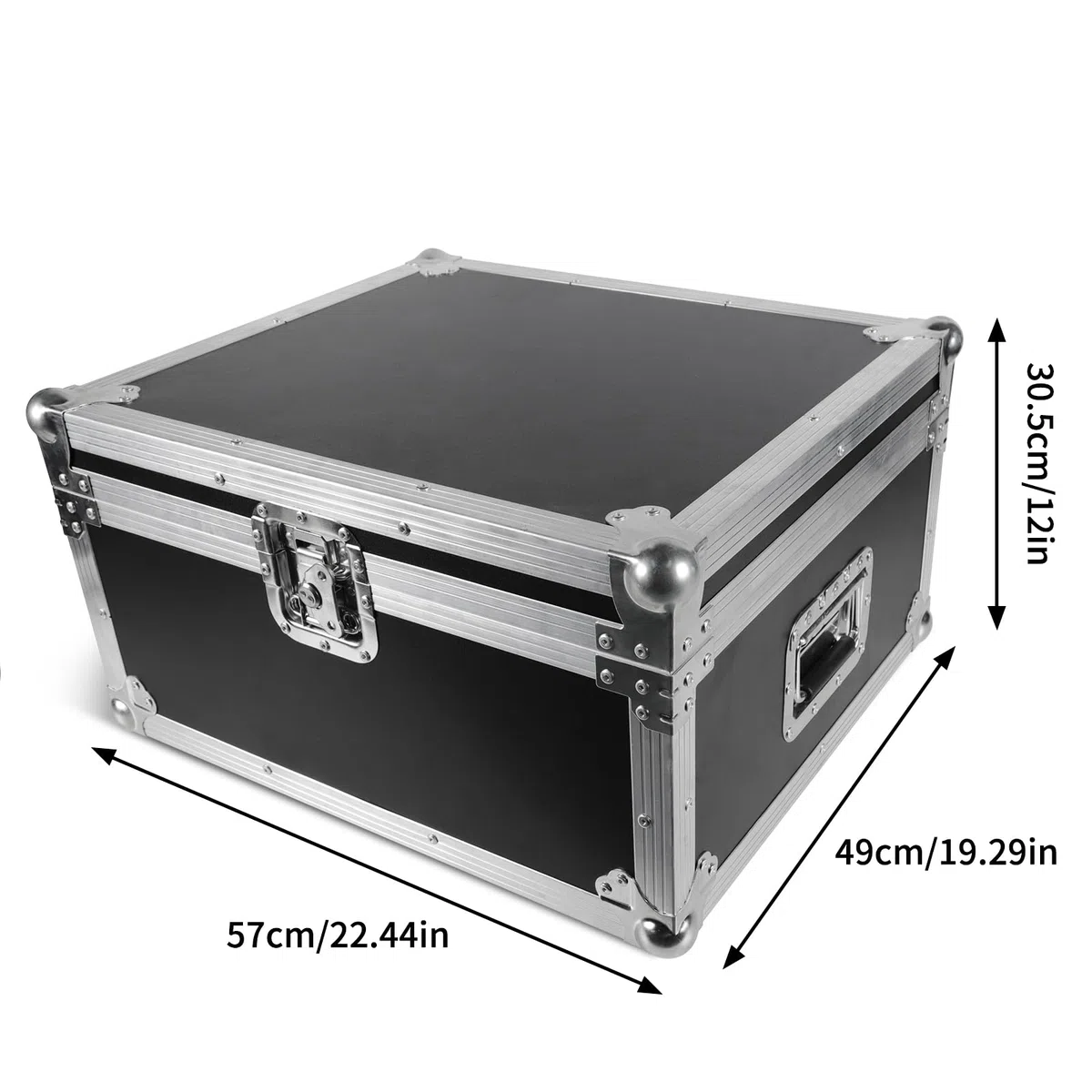 Flightcase Transportcase Laden 4 Stück, für Pyrotechnikmaschinen Cold Spark Feuerwerksmaschine Stage Spezialeffekt Machine, 59 * 51 * 32cm
