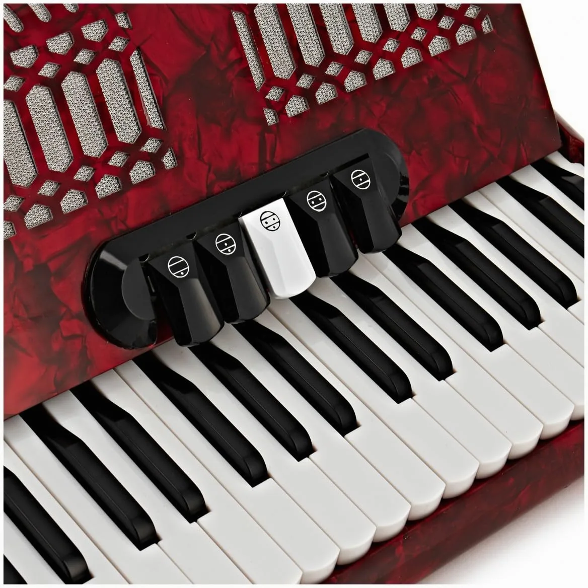 Deluxe-Akkordeon von Gear4music, 48 Bässe