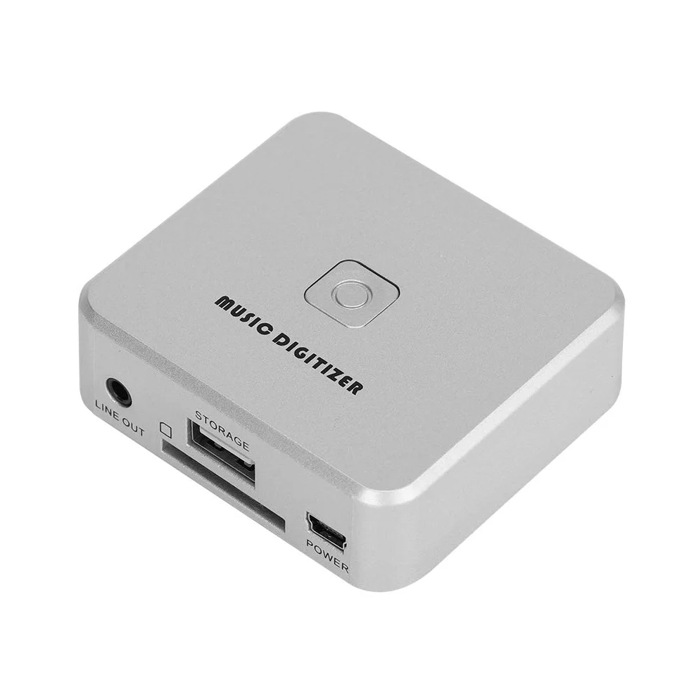 VBESTLIFE Audiorekorder, linken und rechten Kanäle Musik Digitizer,128 Kbps U Disk/SD-Karte MP3 Digitizer mit 3,5 mm und IN Ports