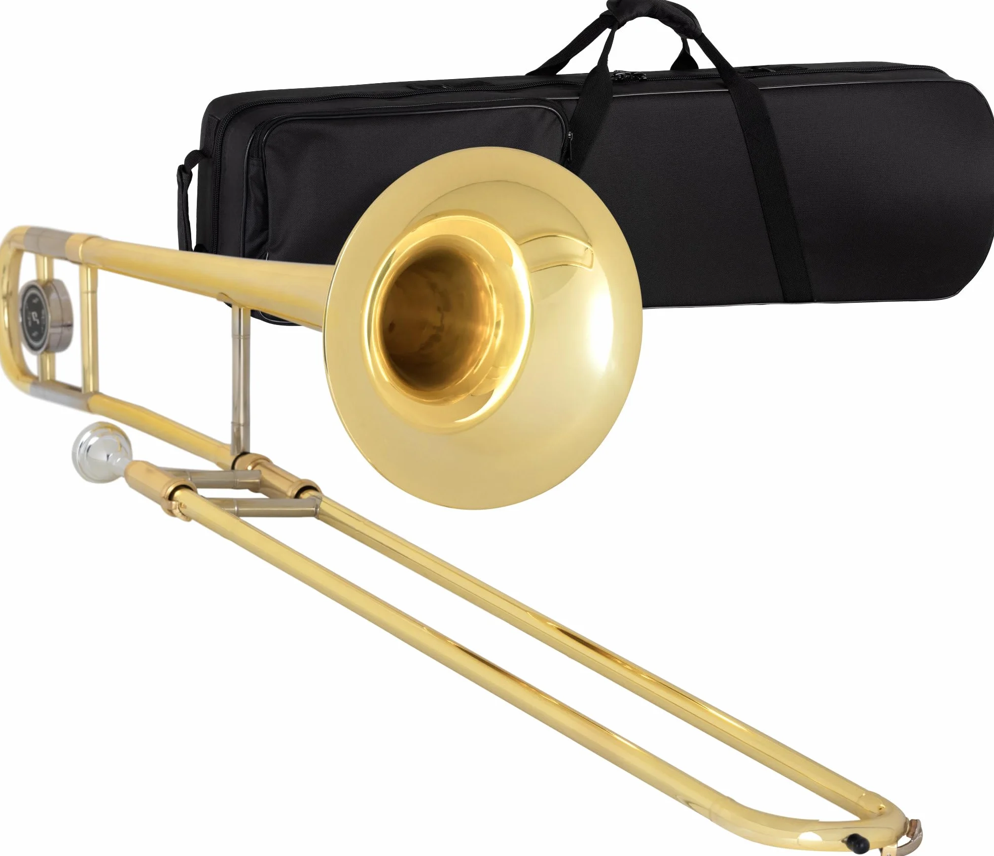 Classic Cantabile TP-12 Tenorposaune - Bb-Stimmung - Korpus-Messing - Finish-klarlackiert, Innenzug-Neusilber, verchromt - Set inkl. Mundstück und Leichtkoffer