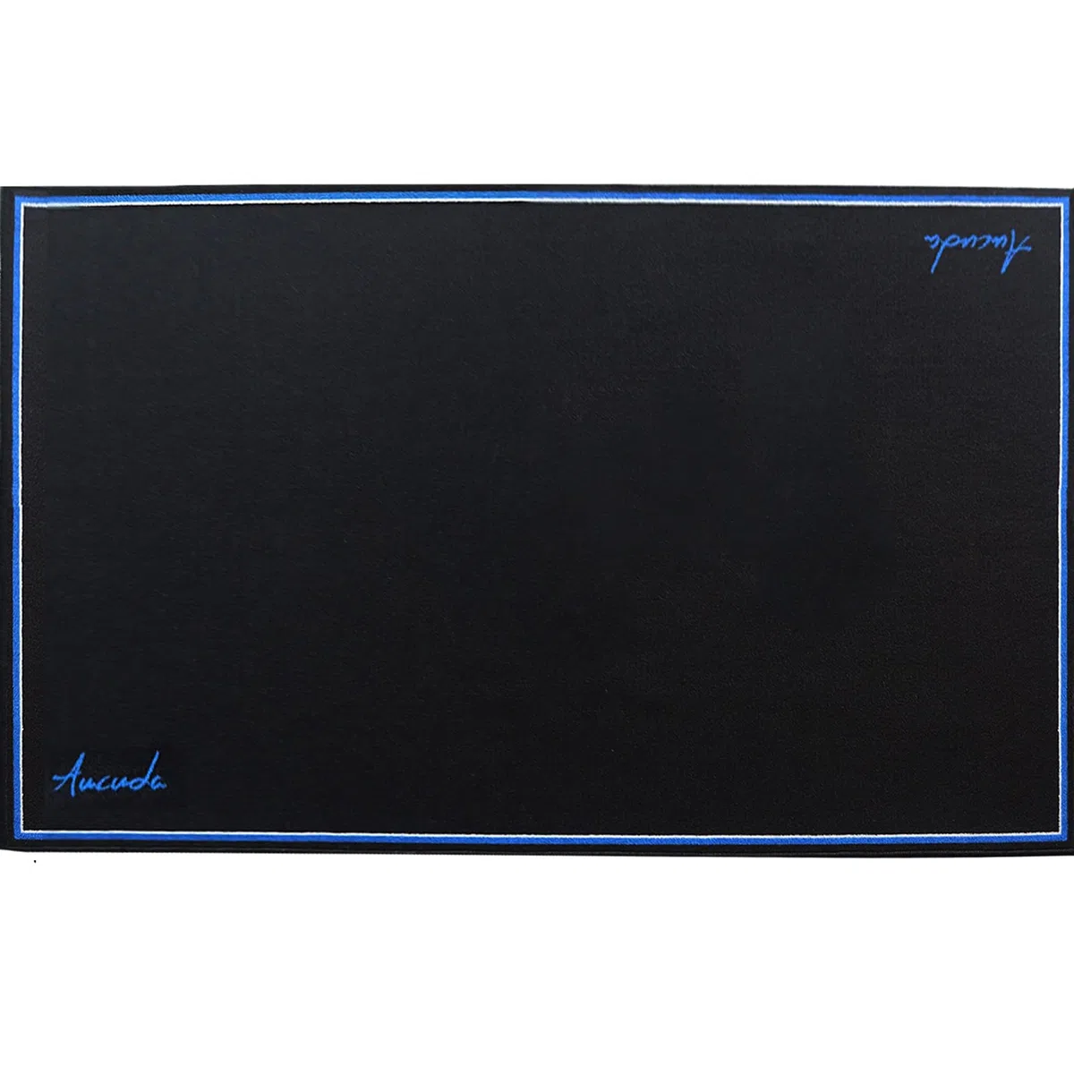 Aucuda Schlagzeugteppich, 120x180cm rutschfest Schalldicht Drum Teppich Matte Innen und Außen, Elektronisches Jazz Schlagzeug Kit für Bass Snare Drum, Indoor Schallschutz Akustik Teppich, Schwarz.