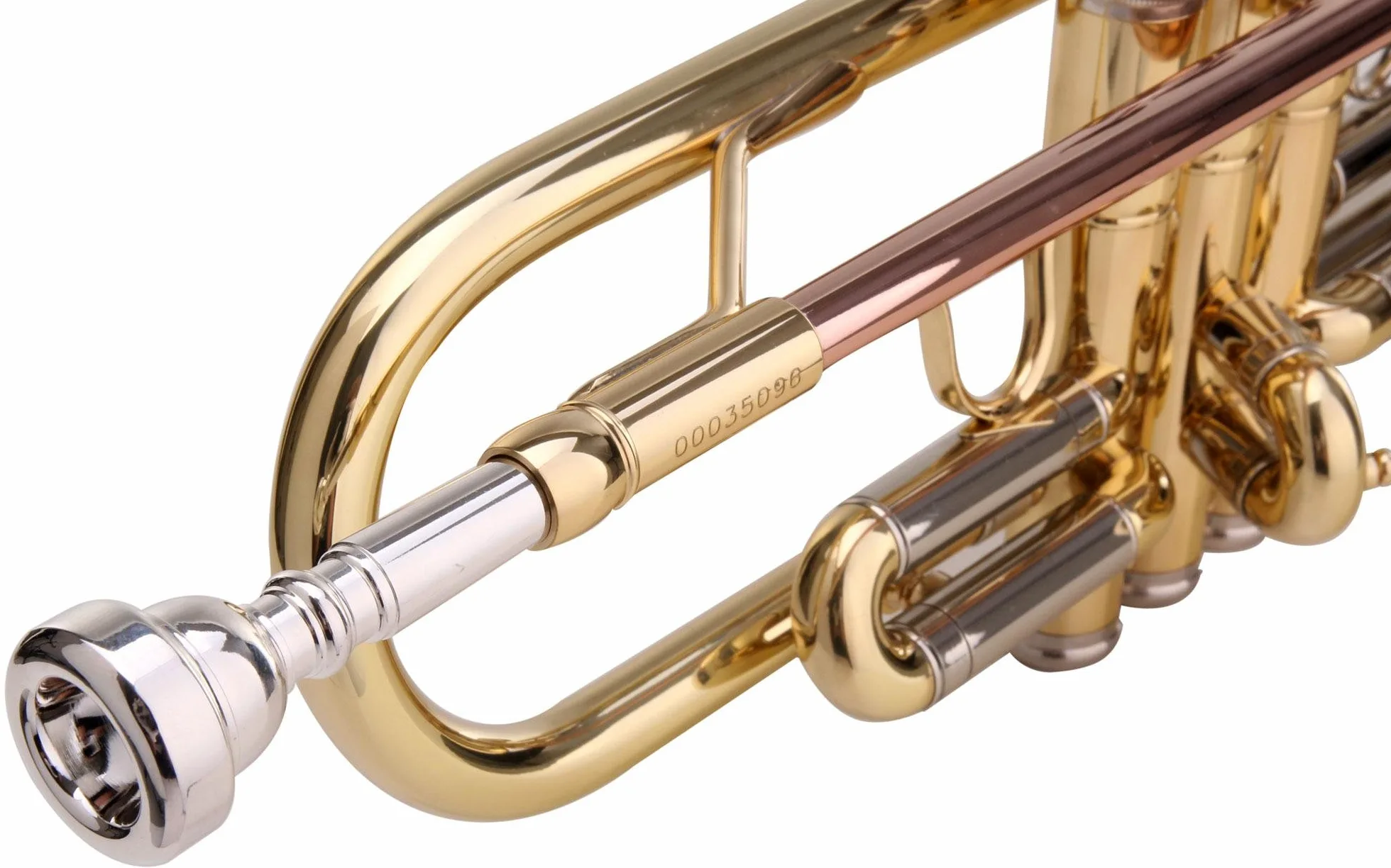 Classic Cantabile TR-39 Bb-Trompete (Schallbecher Messing 125 mm, Mundrohr Goldmessing, Stimmzug Neusilber)