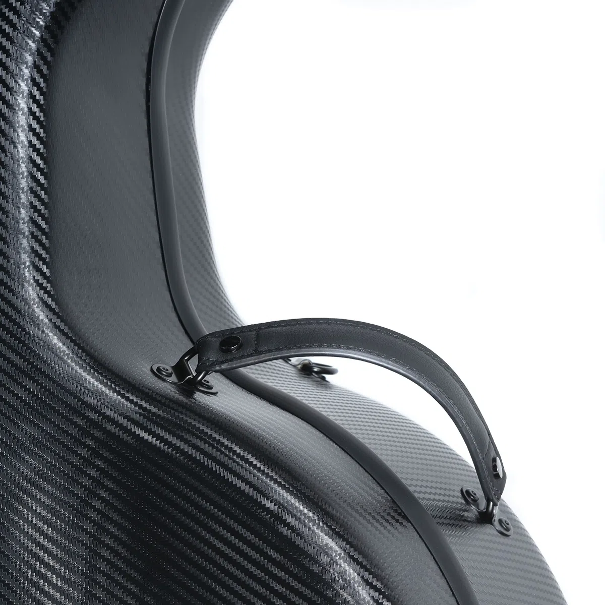 GEWA Celloetui Polycarbonat 4/4 schwarz mit Rucksackriemen und Seitengriff